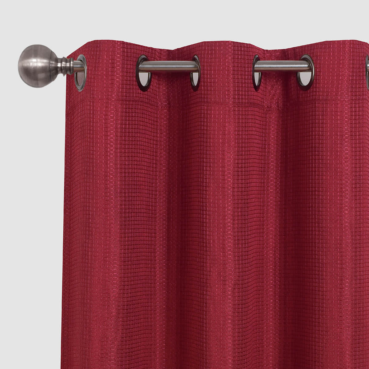 Morisson Red Blackout Grommet Curtain Panel, 84"