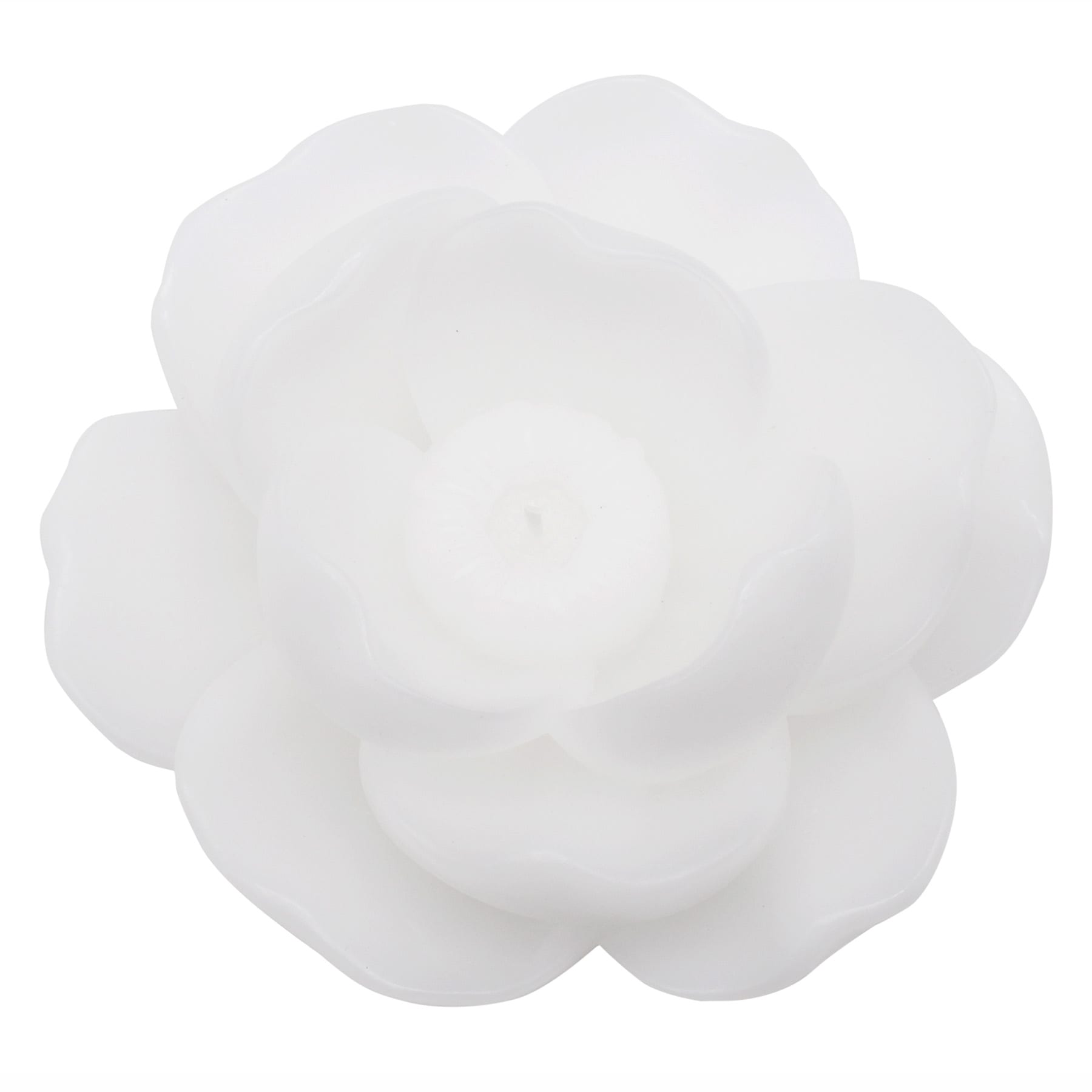 White Flower Shaped Candle