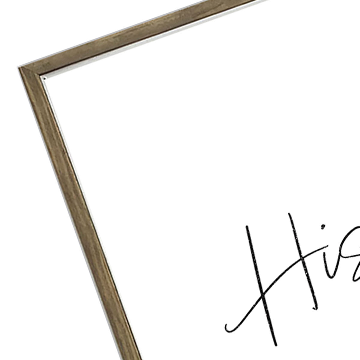 Framed In His Hands Sentiment Wall Art, 12x16