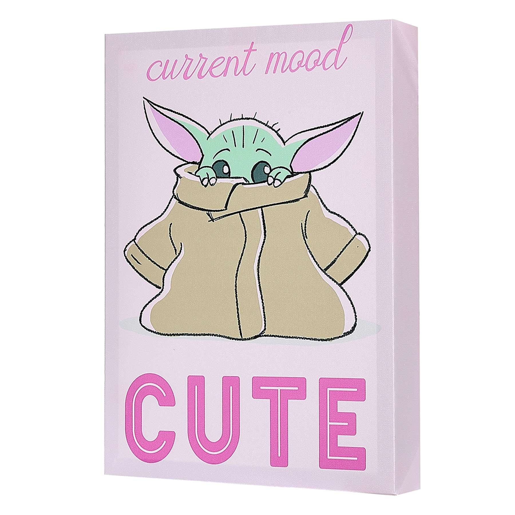 Mandalorian Cute Canvas Wall Art, 11x14