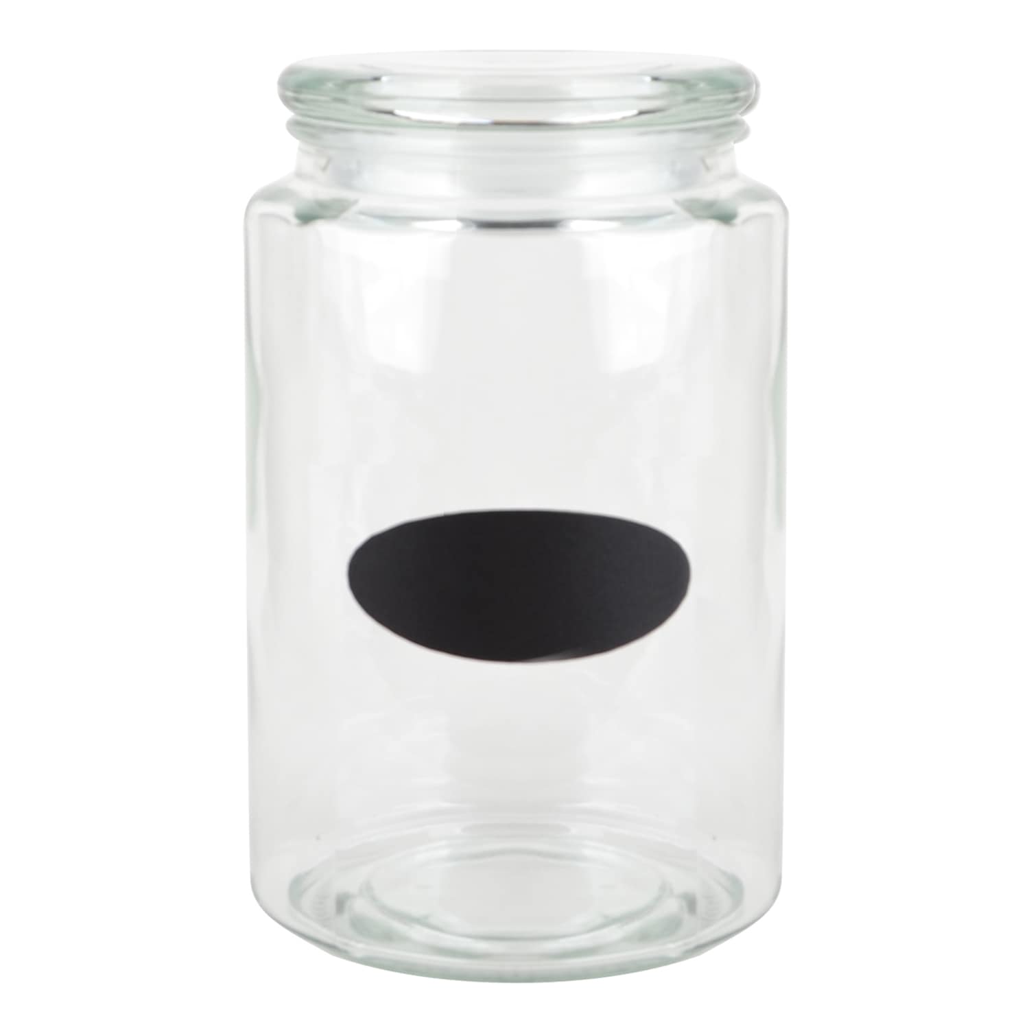 Glass Canister with Chalk Label, 85oz