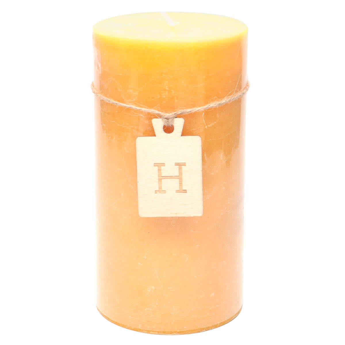 Yellow Pillar Candle, 3x6
