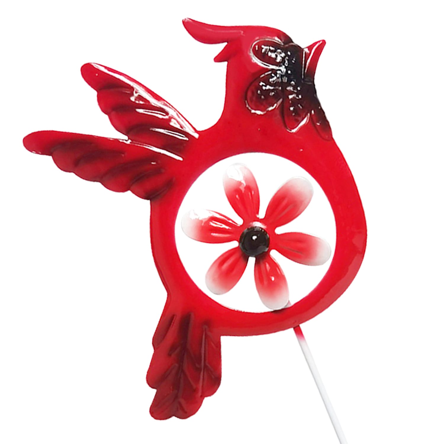 Bird with Windmill Yard Pick, 21"