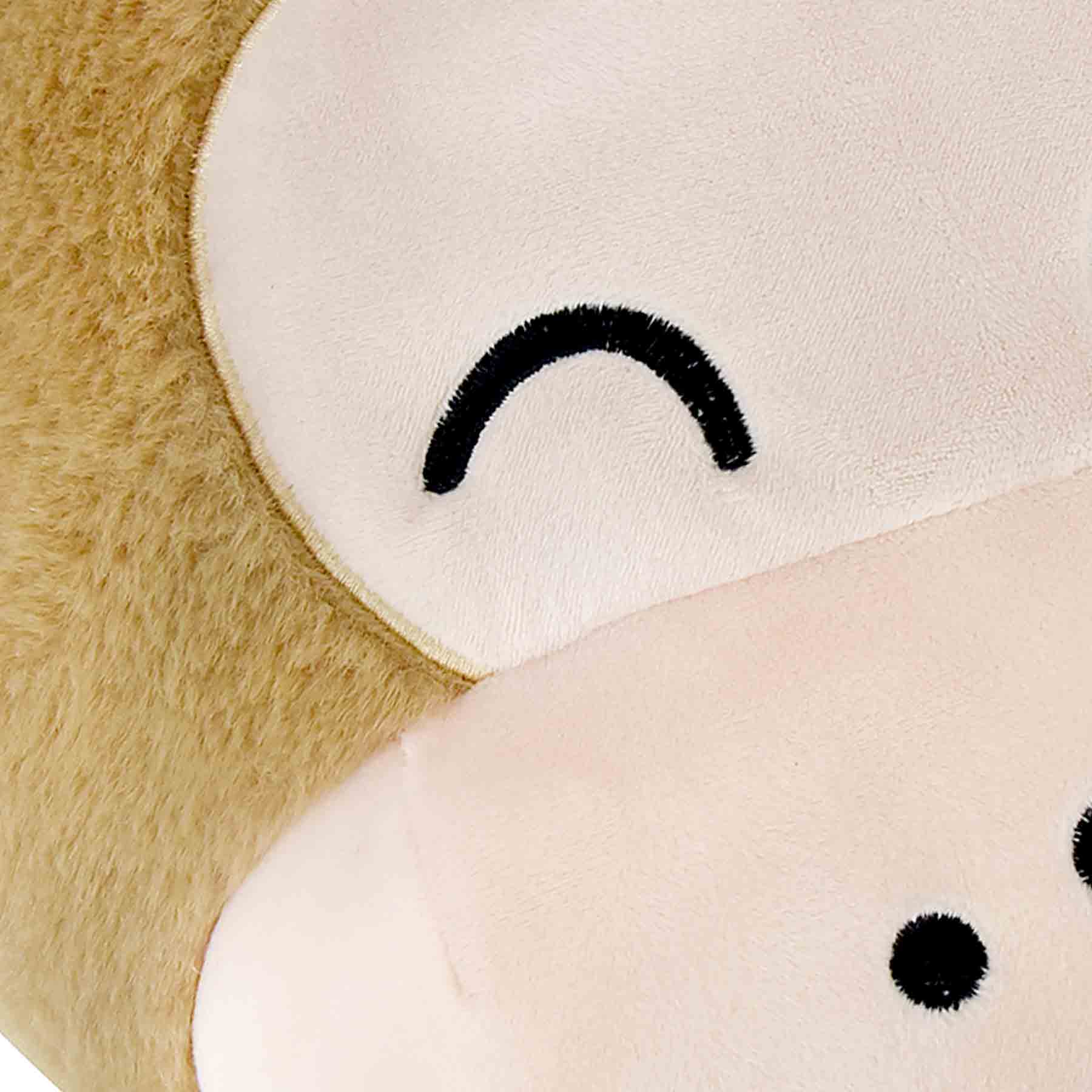 Tiny Dreamers Monkey Head Plush Pillow, 11x13