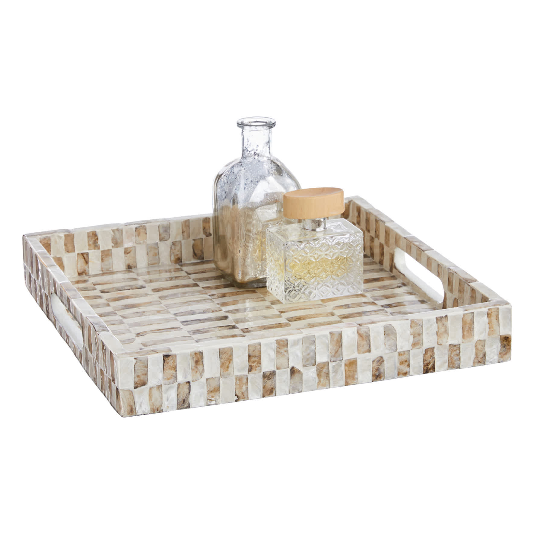 Capiz Decorative Tray, 10"