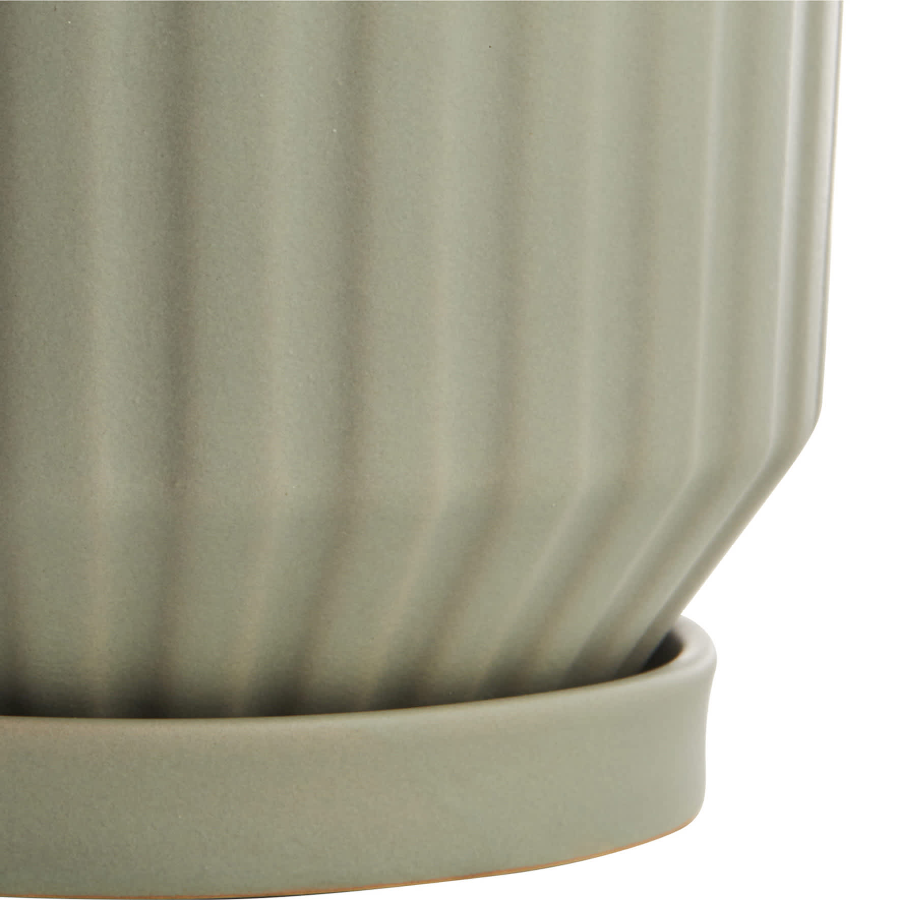 Indoor Grey Wash Ceramic Pot, Medium