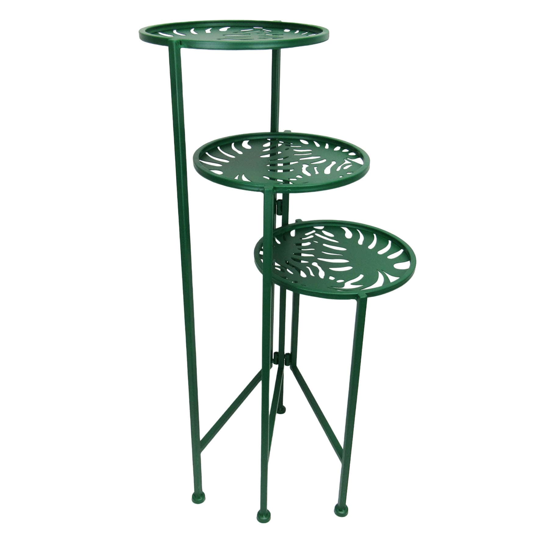 Found & Fable 3-Tier Metal Folding Plant Stand, 28"