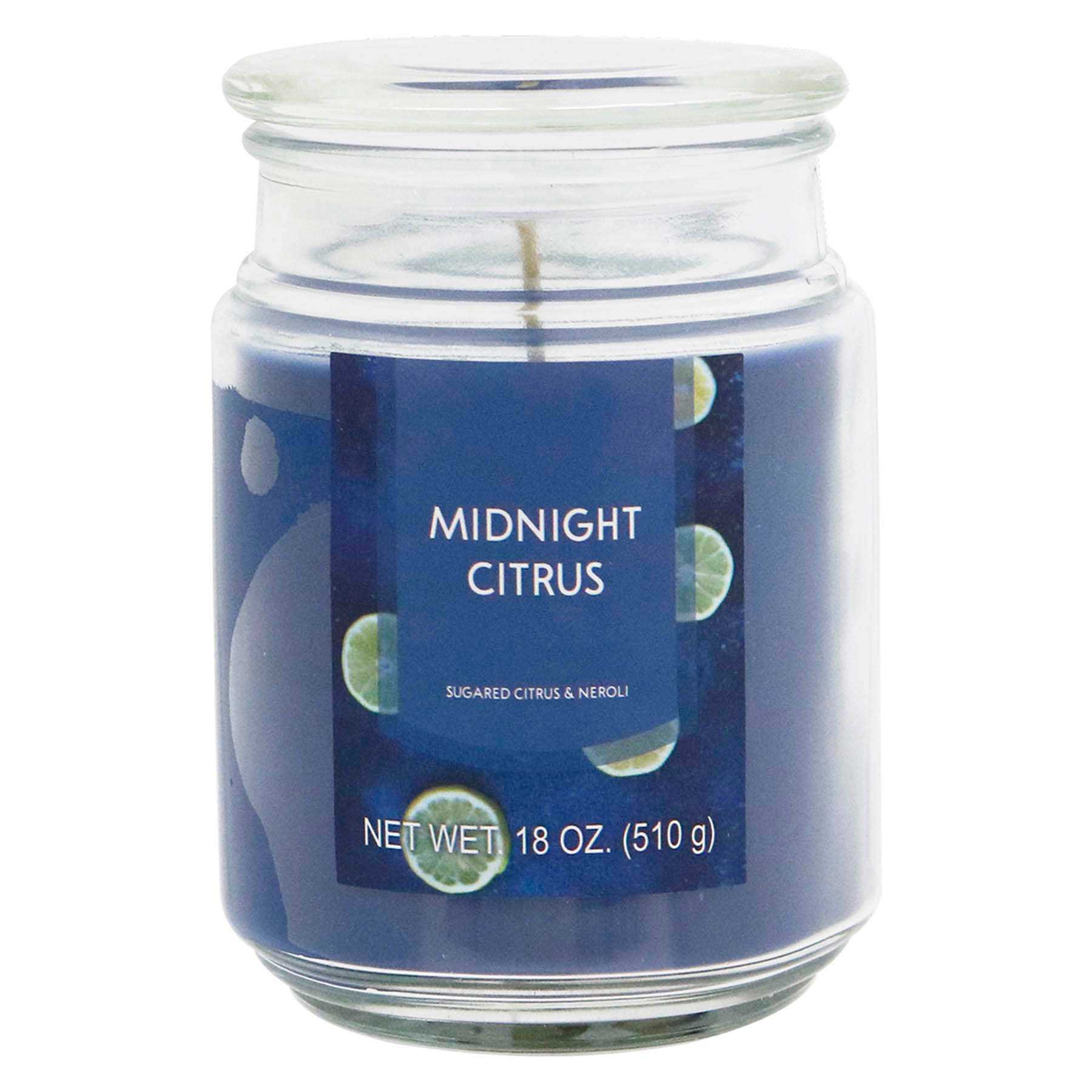 Midnight Citrus Scented Jar Candle, 18oz