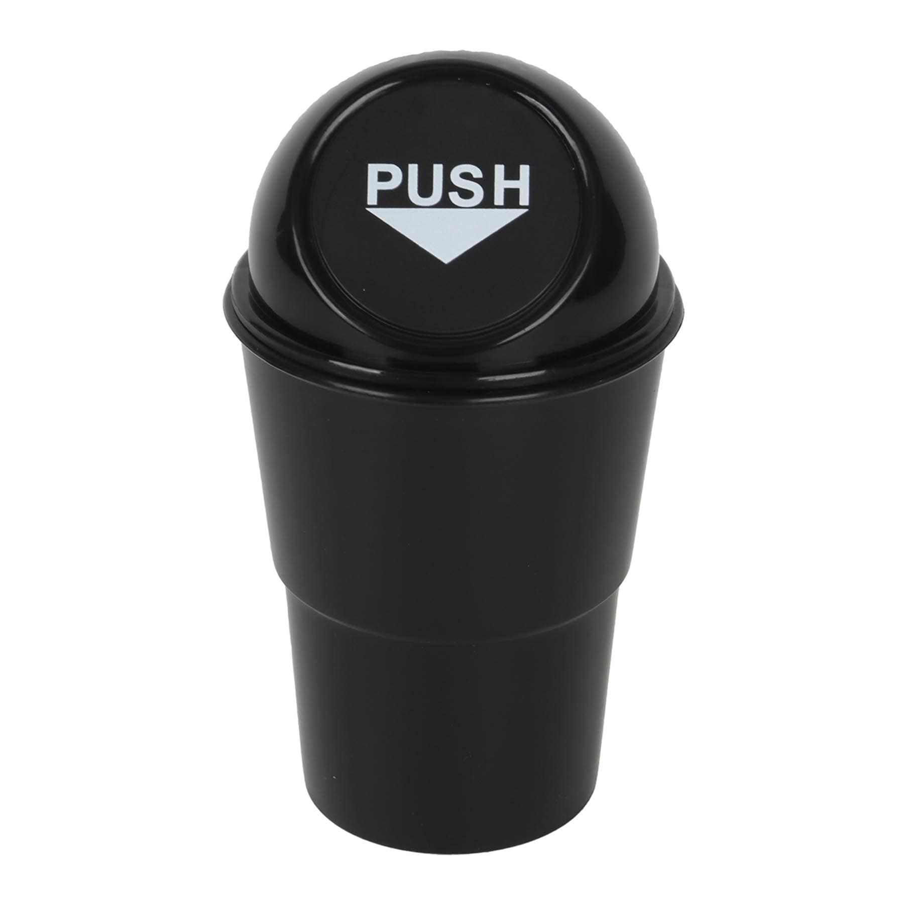 Black Mini Car Cup Holder Trash Can