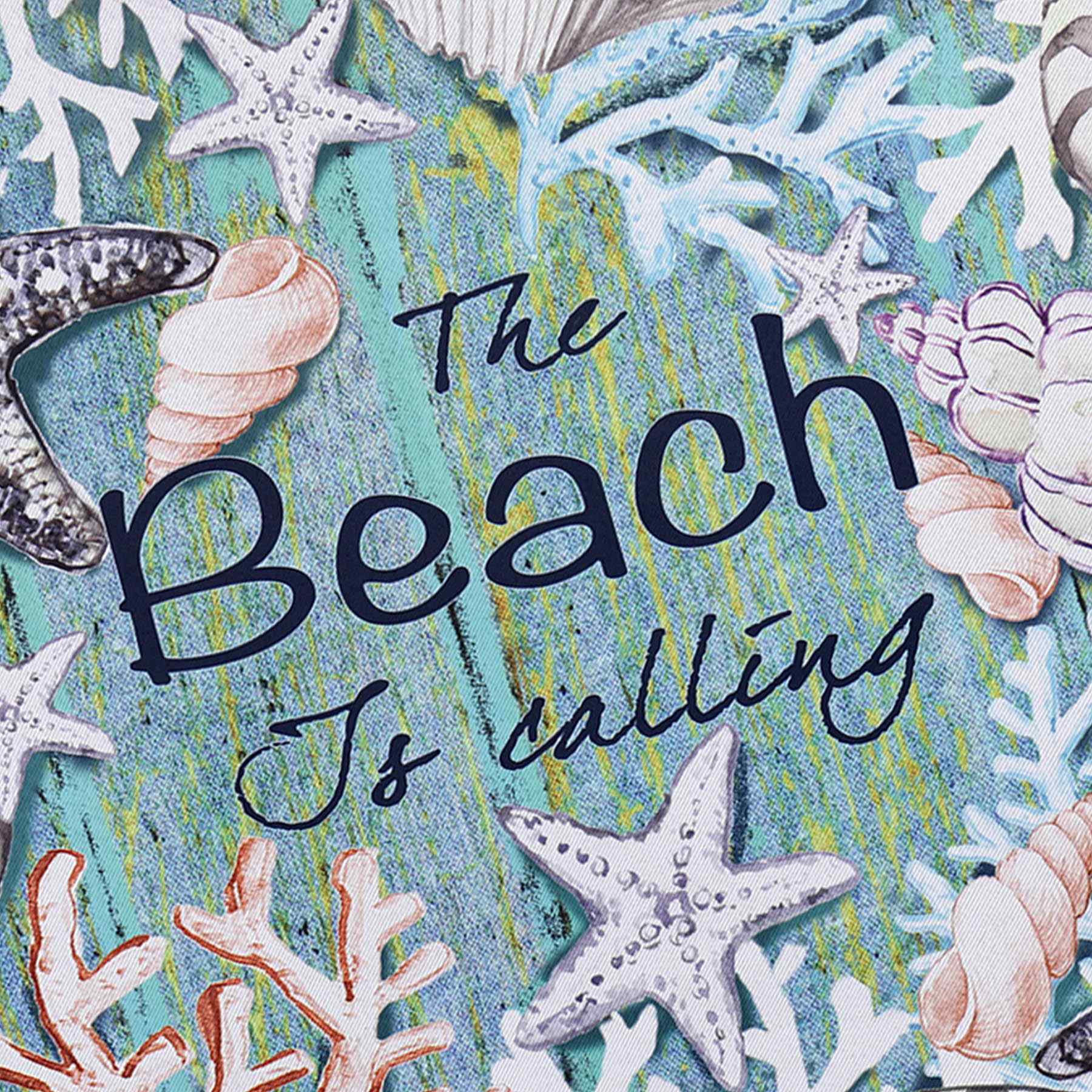 The Beach Is Calling Garden Flag, 18"