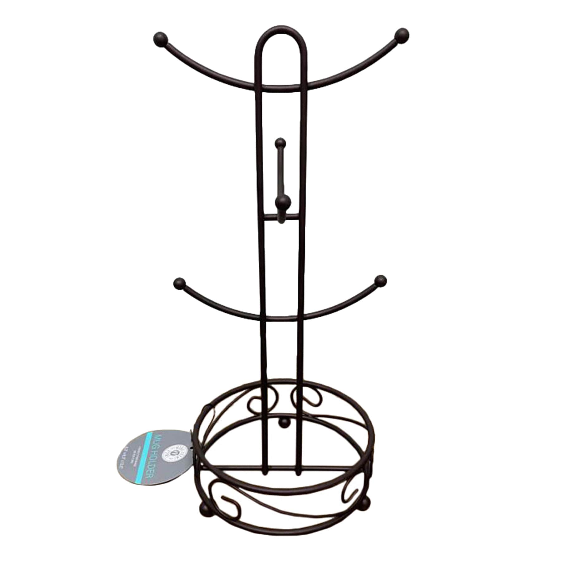 Bronze Scroll Mug Tree