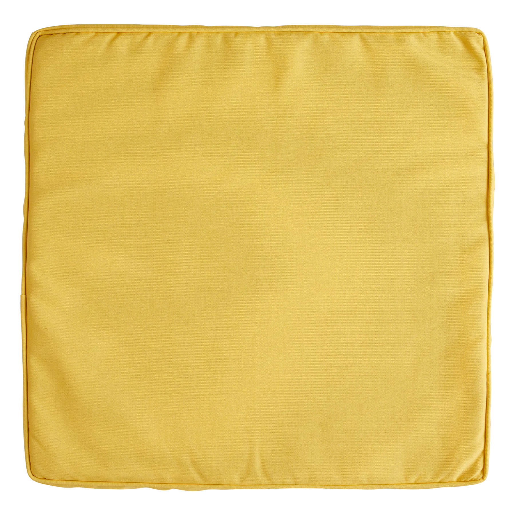 Butter Yellow Canvas Outdoor Deep Seat Cushion