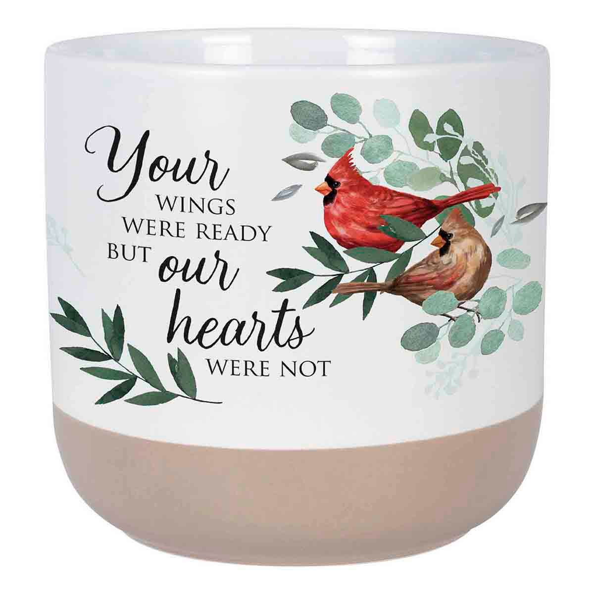 Indoor Cardinal Sentiment Pot, Small