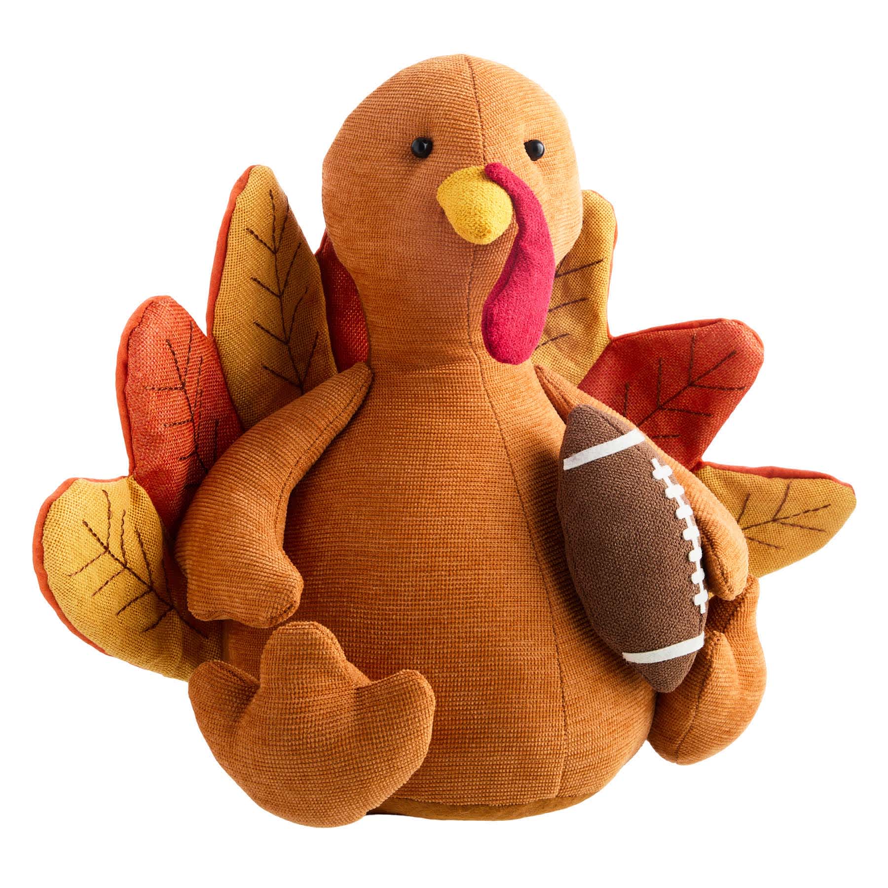 Homespun Harvest Fabric Turkey Decor, 21"