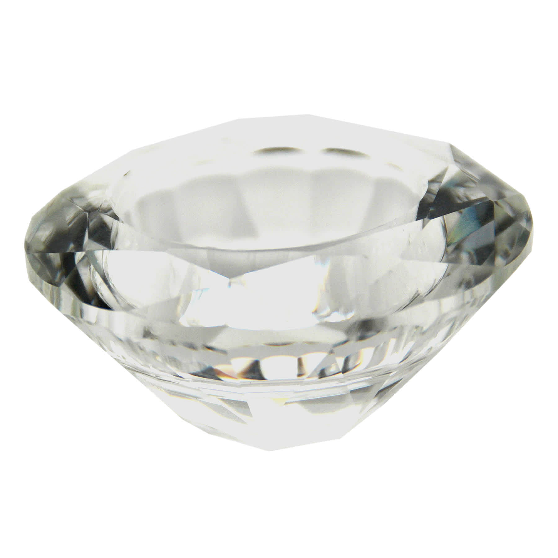 Laila Ali Clear Tealight Holder, 3"