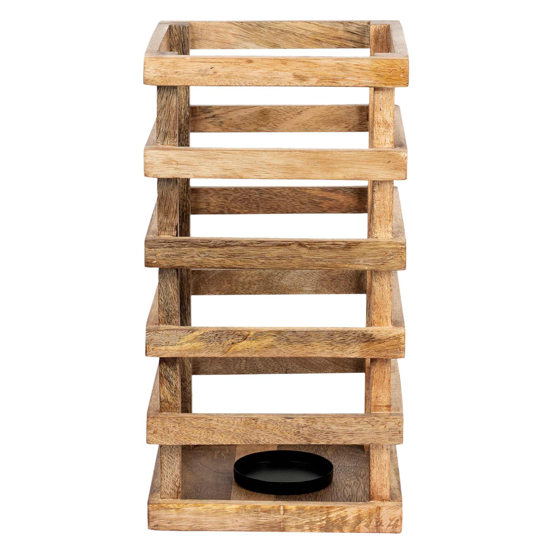 Wooden Slats Lantern, 15"