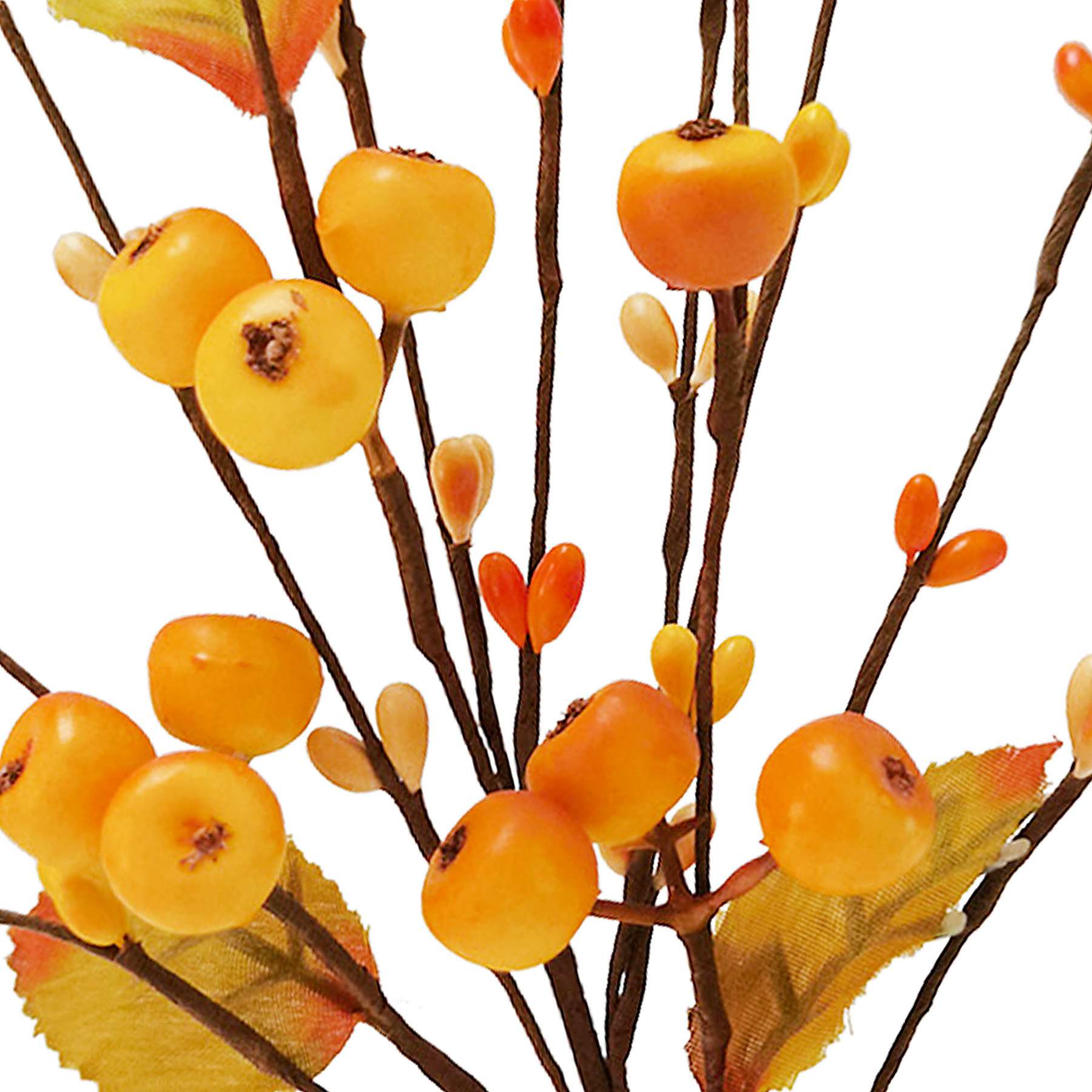 Yellow Pip Berries Floral Pick, 11"