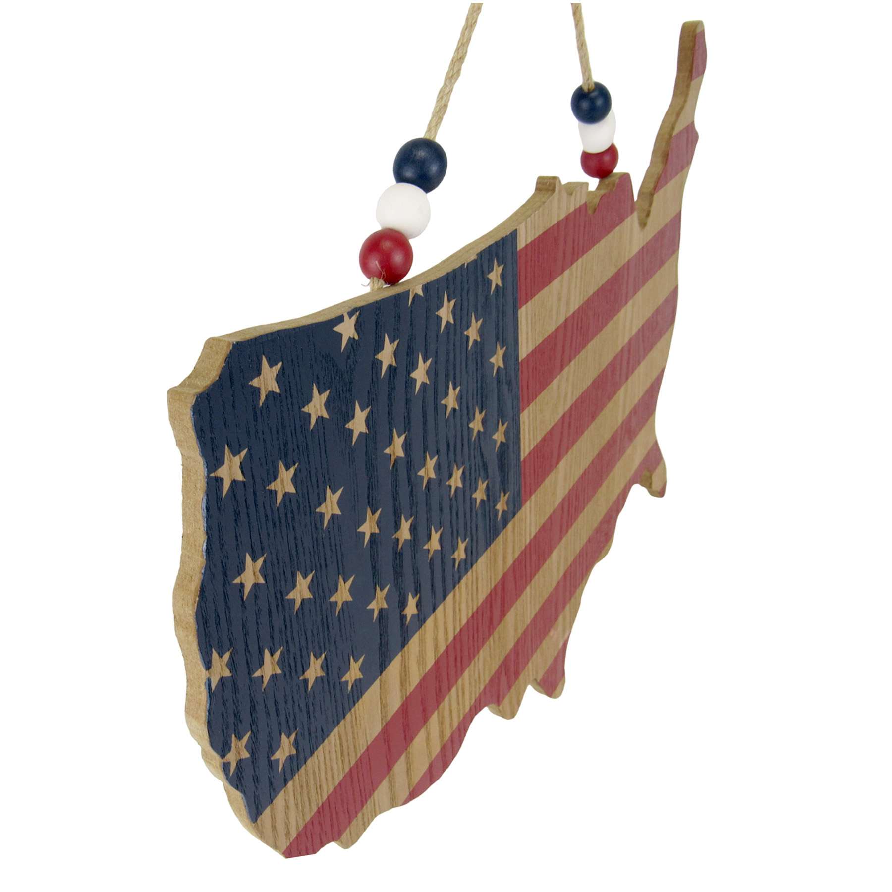 Wooden USA Flag Wall Décor