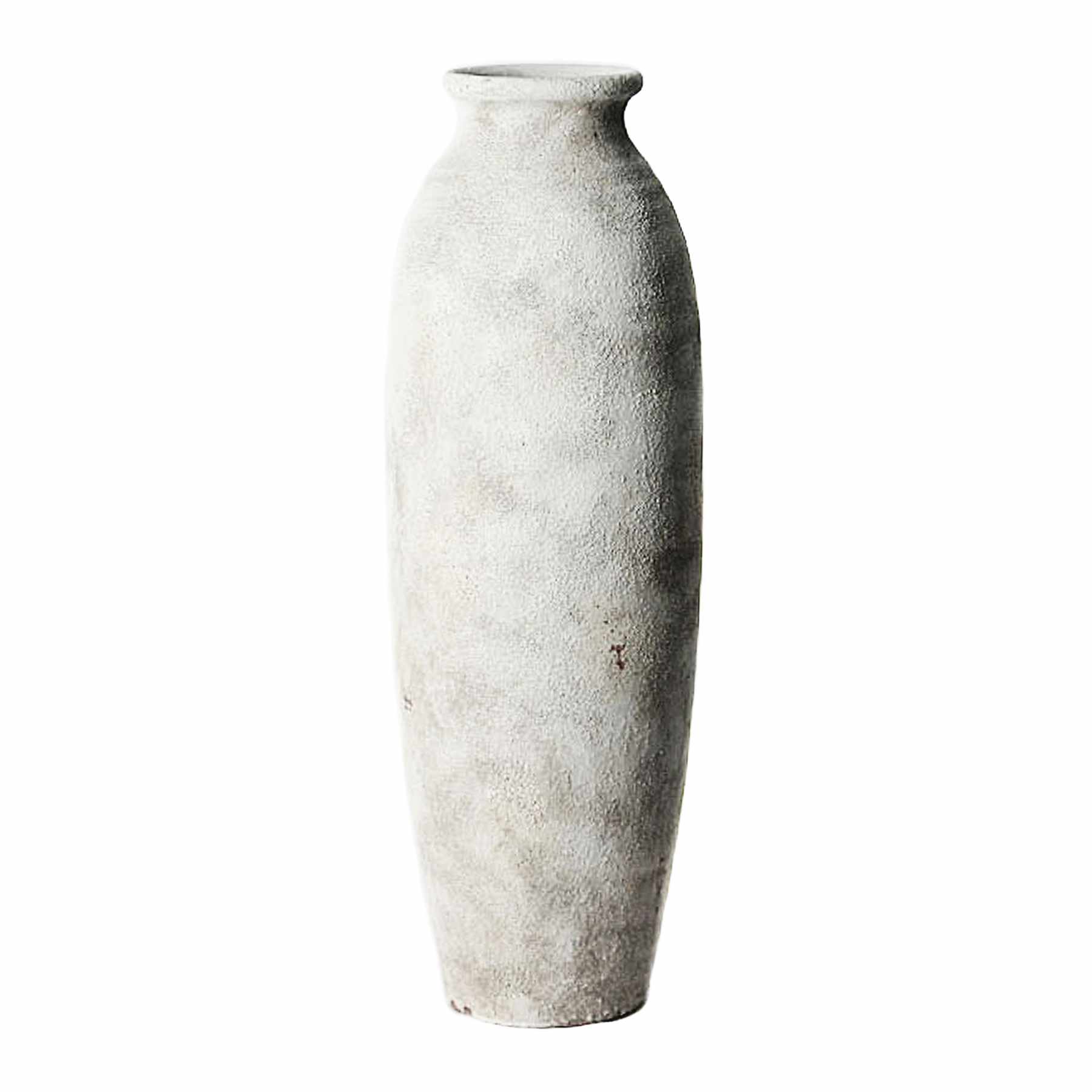 Honeybloom Neutral Ceramic Vase, 23"