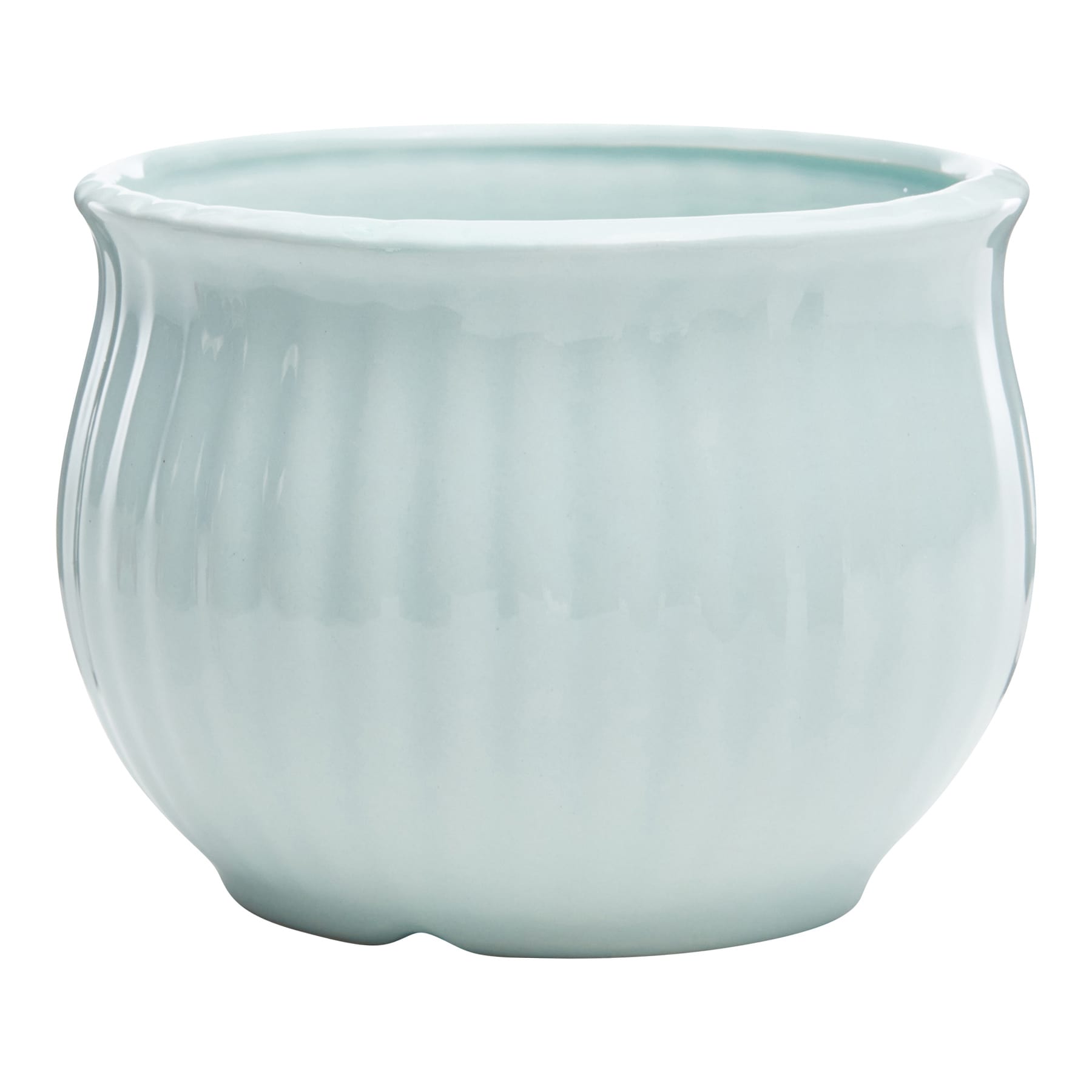 Providence Indoor Light Blue Cabbage Planter, 5.5"
