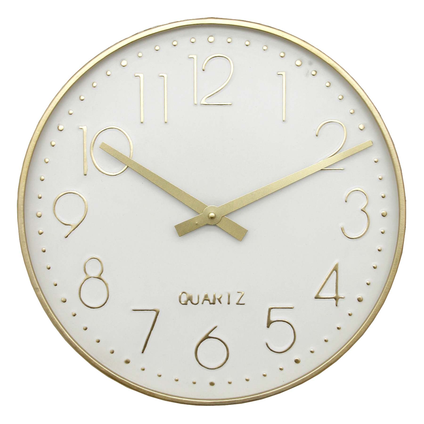 Metal Round Wall Clock, 16"