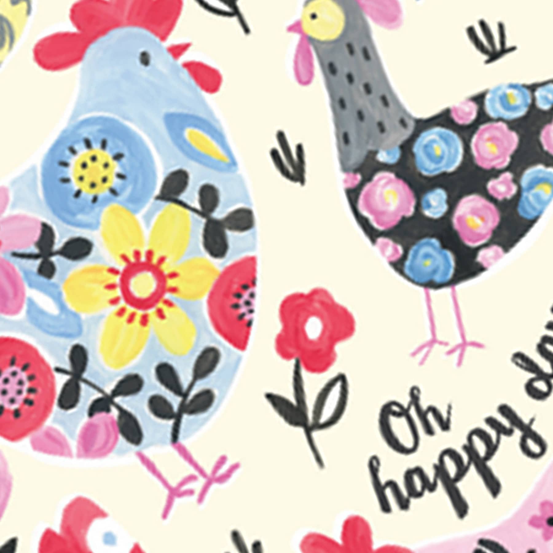 Oh Happy Day Chickens Scented Sachet