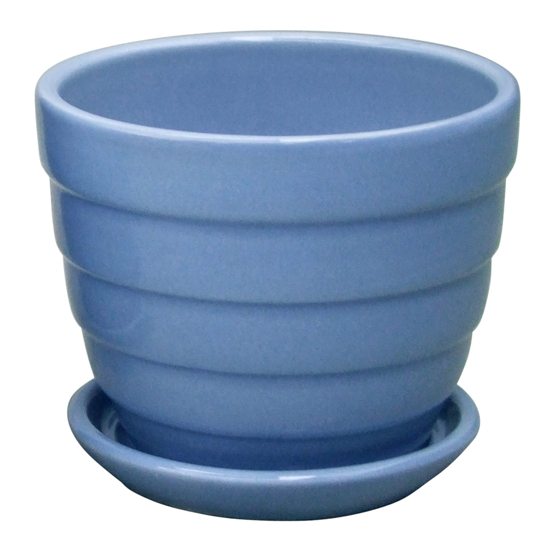 Indoor Blue Beehive Ceramic Pot, Extra Small