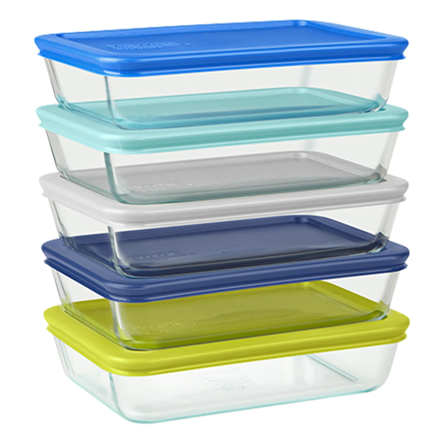 Pyrex Simply Store 10-Piece 3-Cup Meal Prep Set