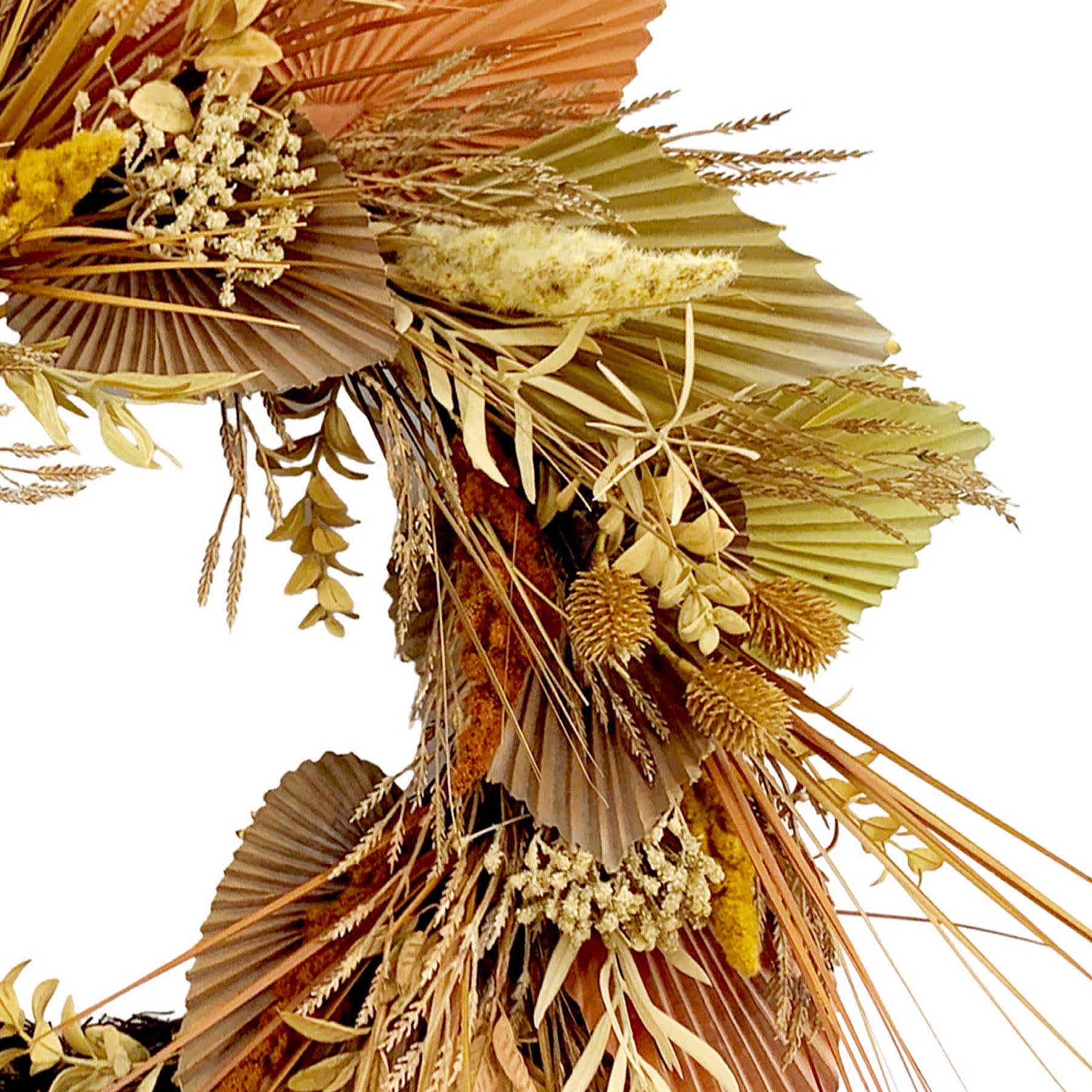 Palm Leaf Mix Wreath, 24"