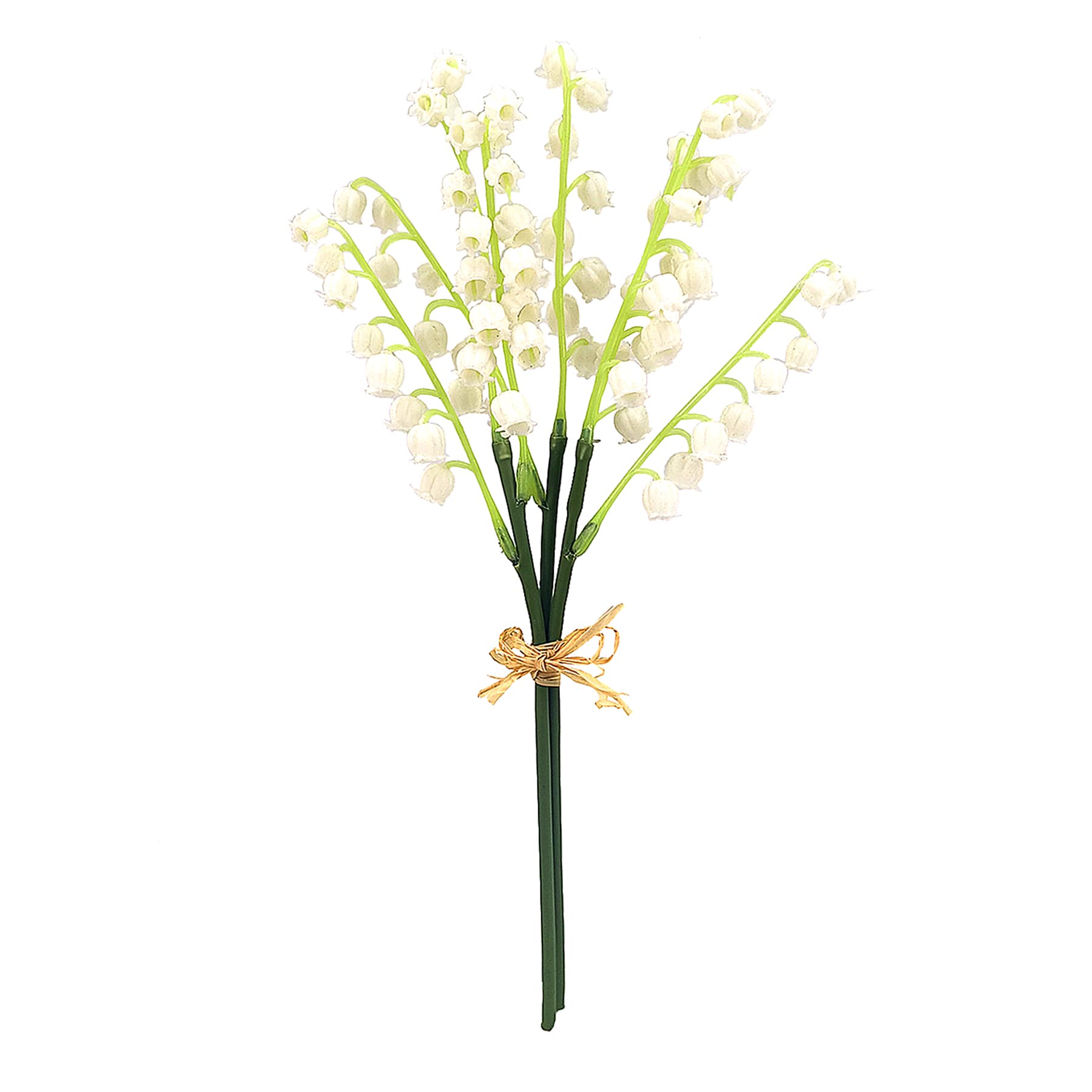 Willow Crossley White Lily of The Valley Floral Bundle, 10"