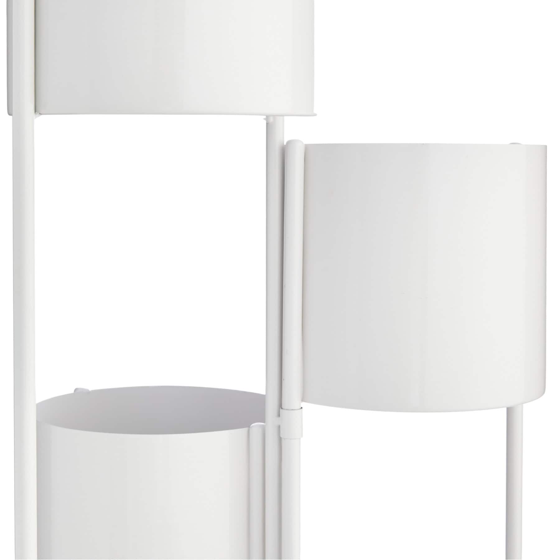 Sunny Club White Tiered Planter Stand, 30"
