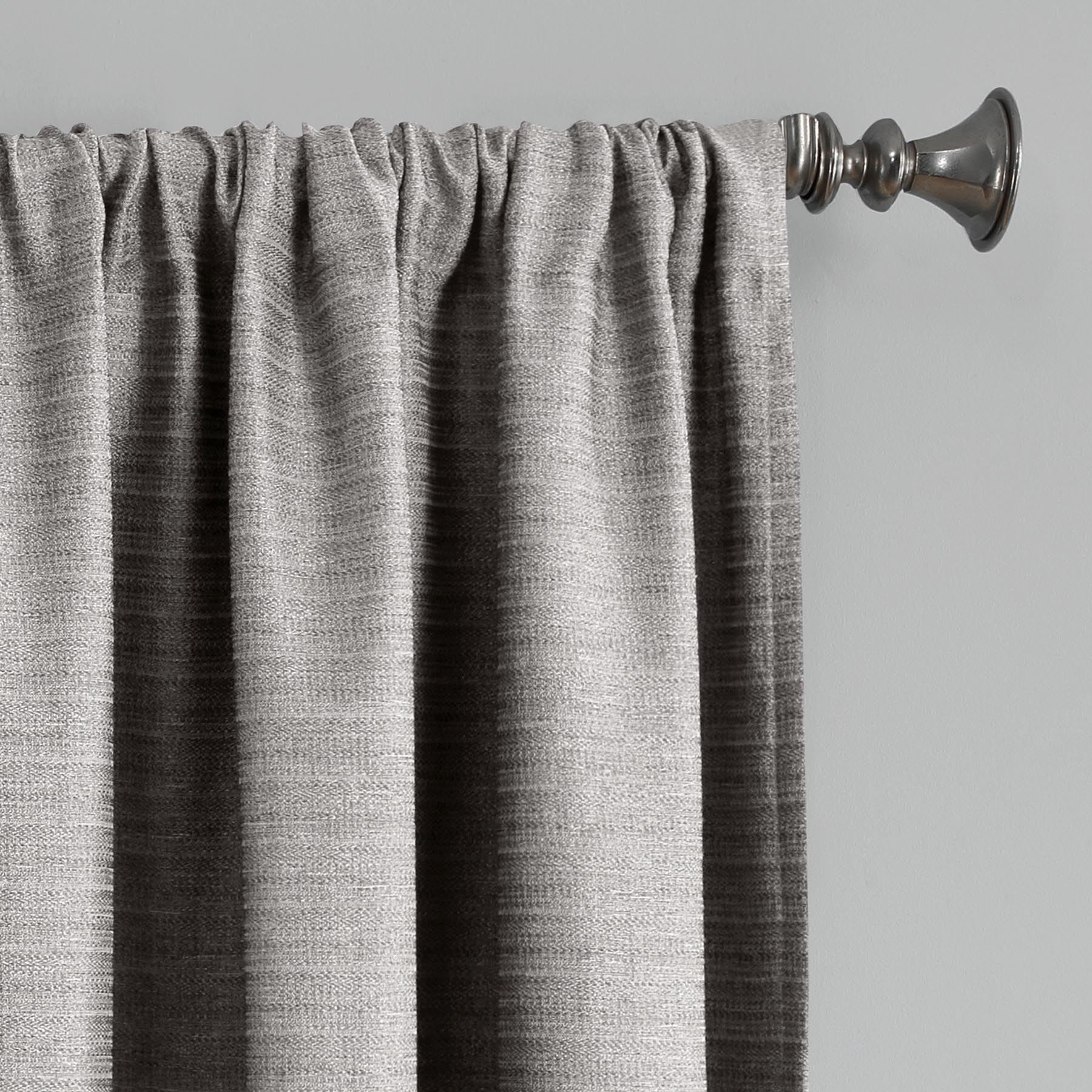 Sun Zero Soraya Grey Thermal Lining Blackout Curtain Panel, 84"