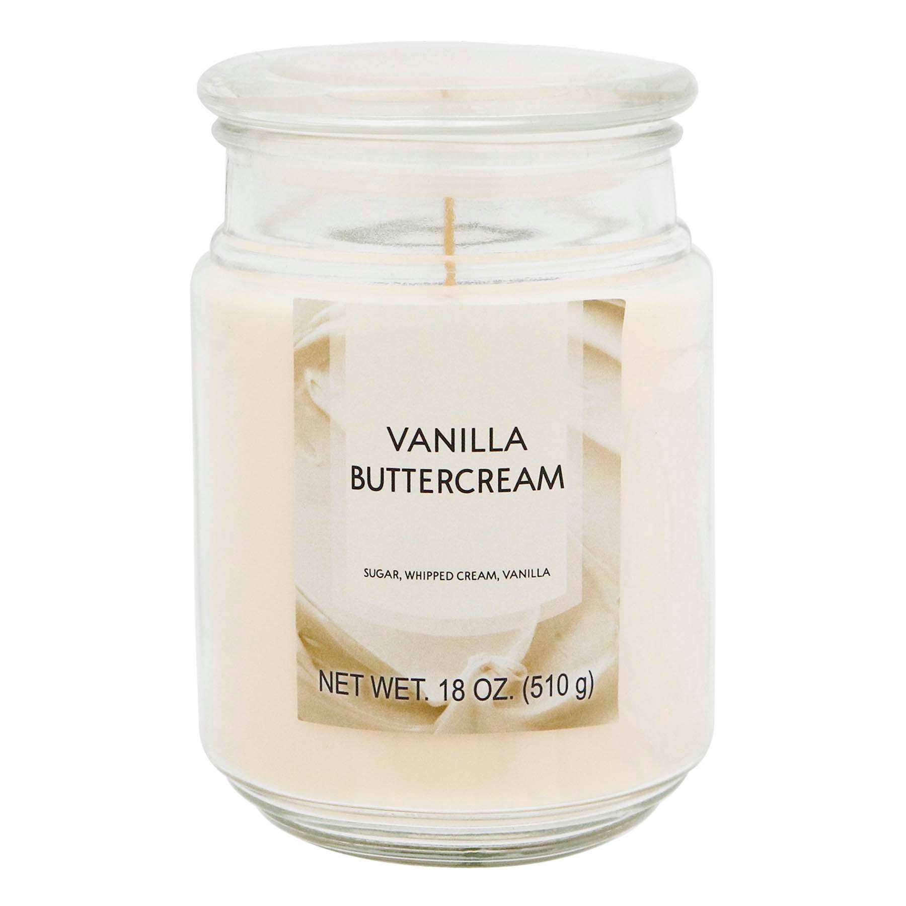 Vanilla Buttercream Scented Jar Candle, 18oz