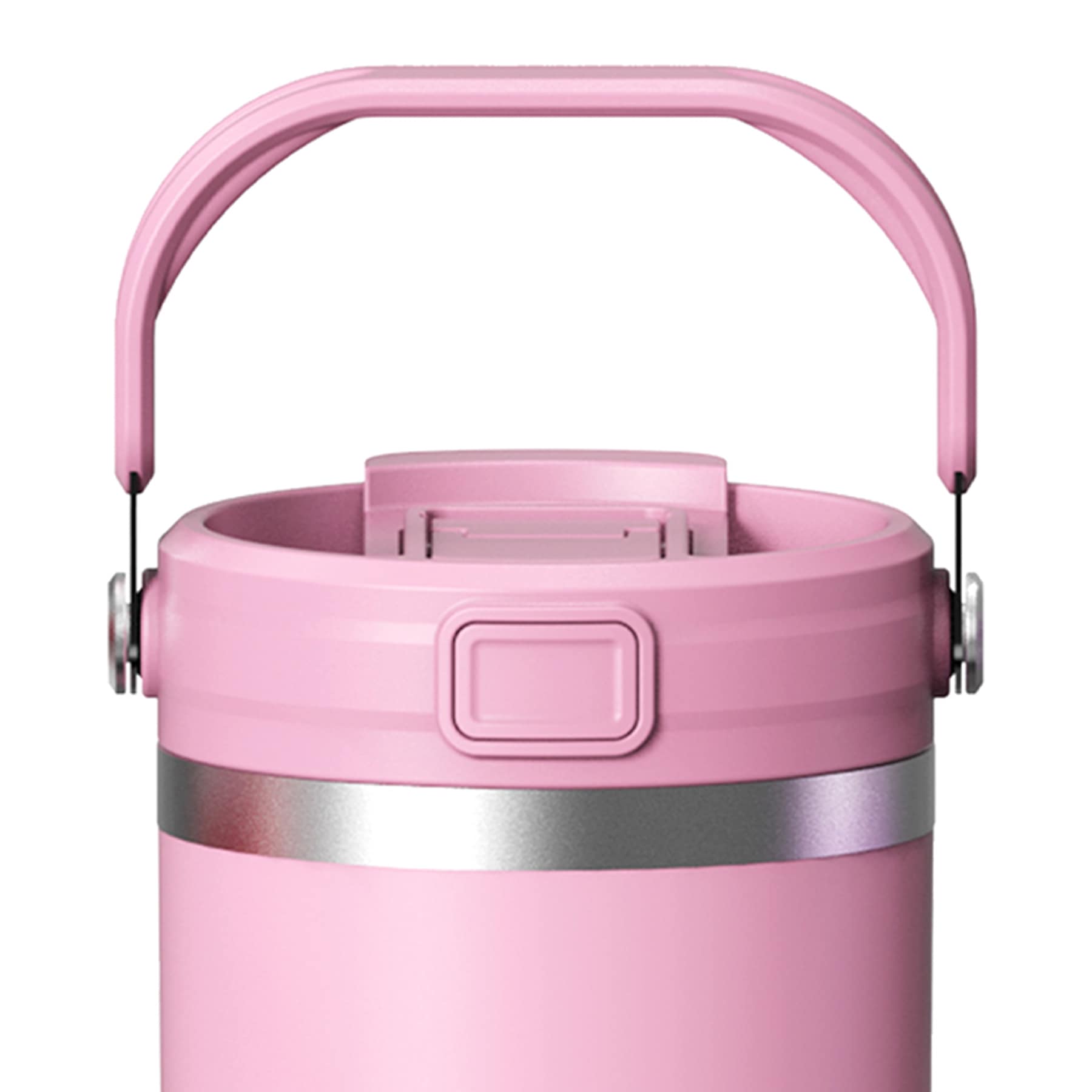 Pink Insulated Dual Lid Traveler Tumbler, 40oz