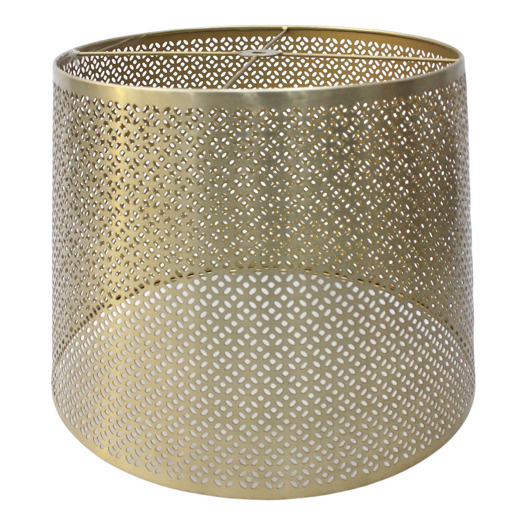 Found & Fable Gold Metal Medium Table Lamp Shade, 12x14x10
