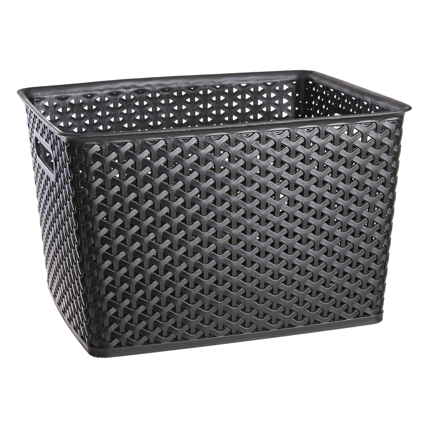 Black Y-Weave Storage Basket, Large
