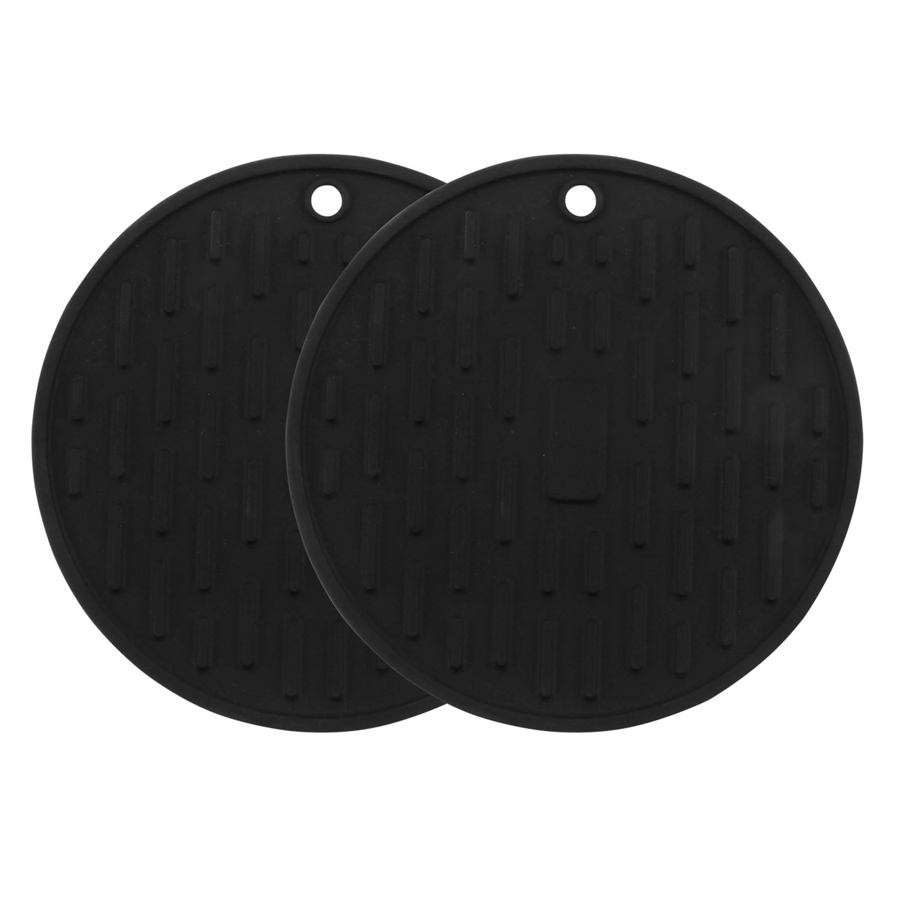 2-Piece Black Trivet Set