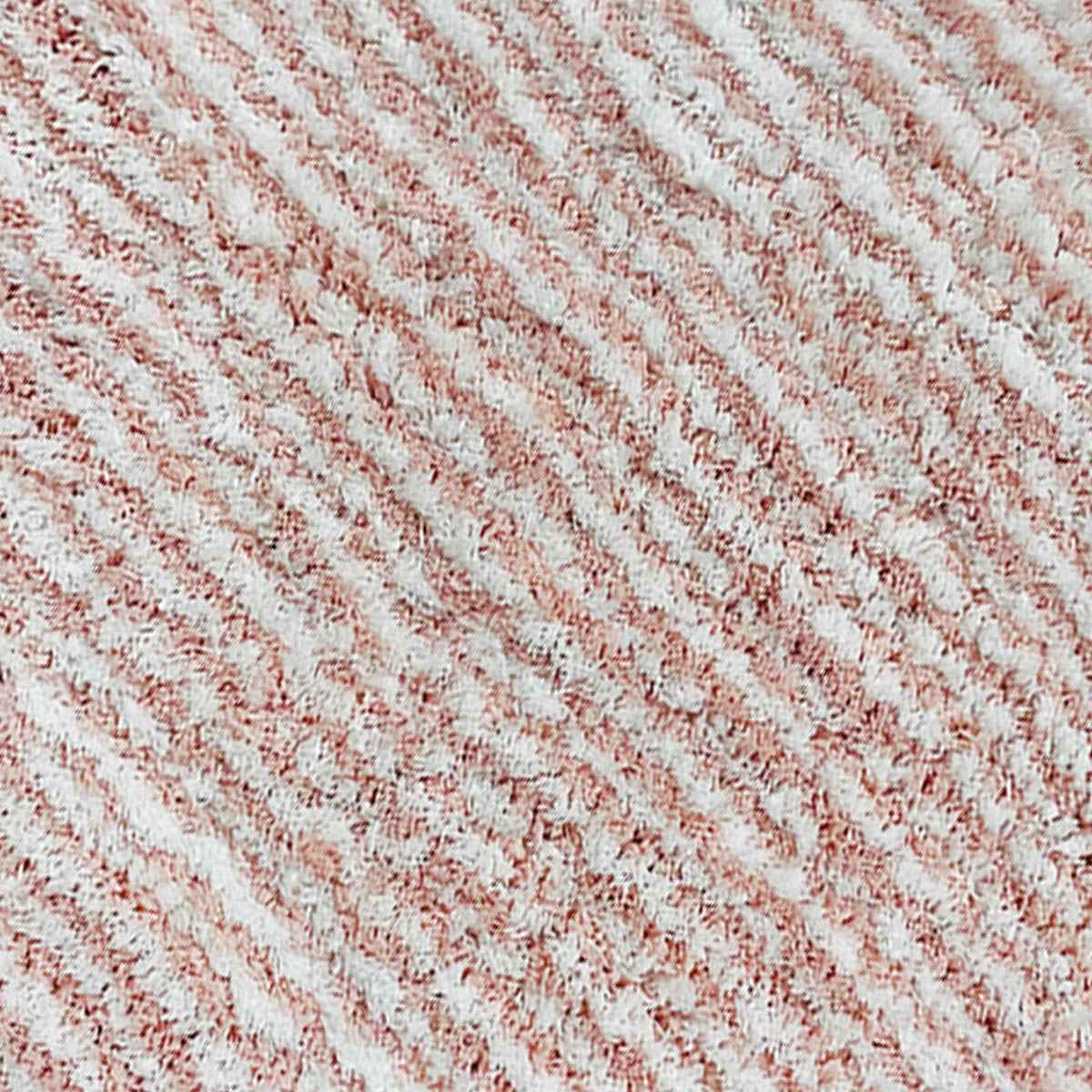Essential Striped Terracotta Bath Rug, 17x24
