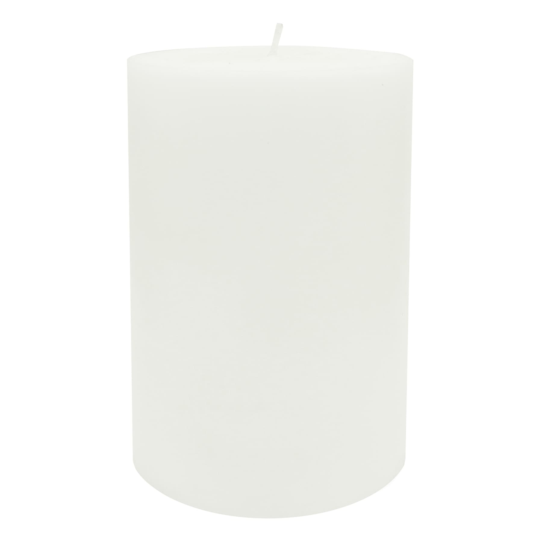 Providence White Mystic Birchwood Scented Pillar Candle, 3x4