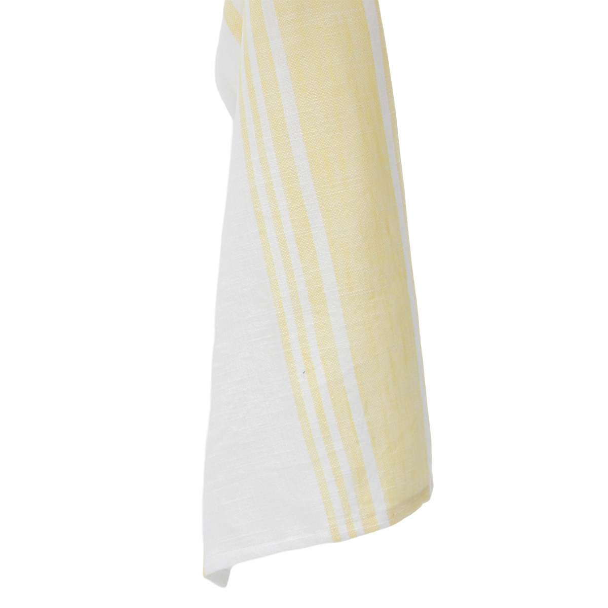 Set of 3 Yellow Porter Slub Waffle Cotton Kitchen Towels