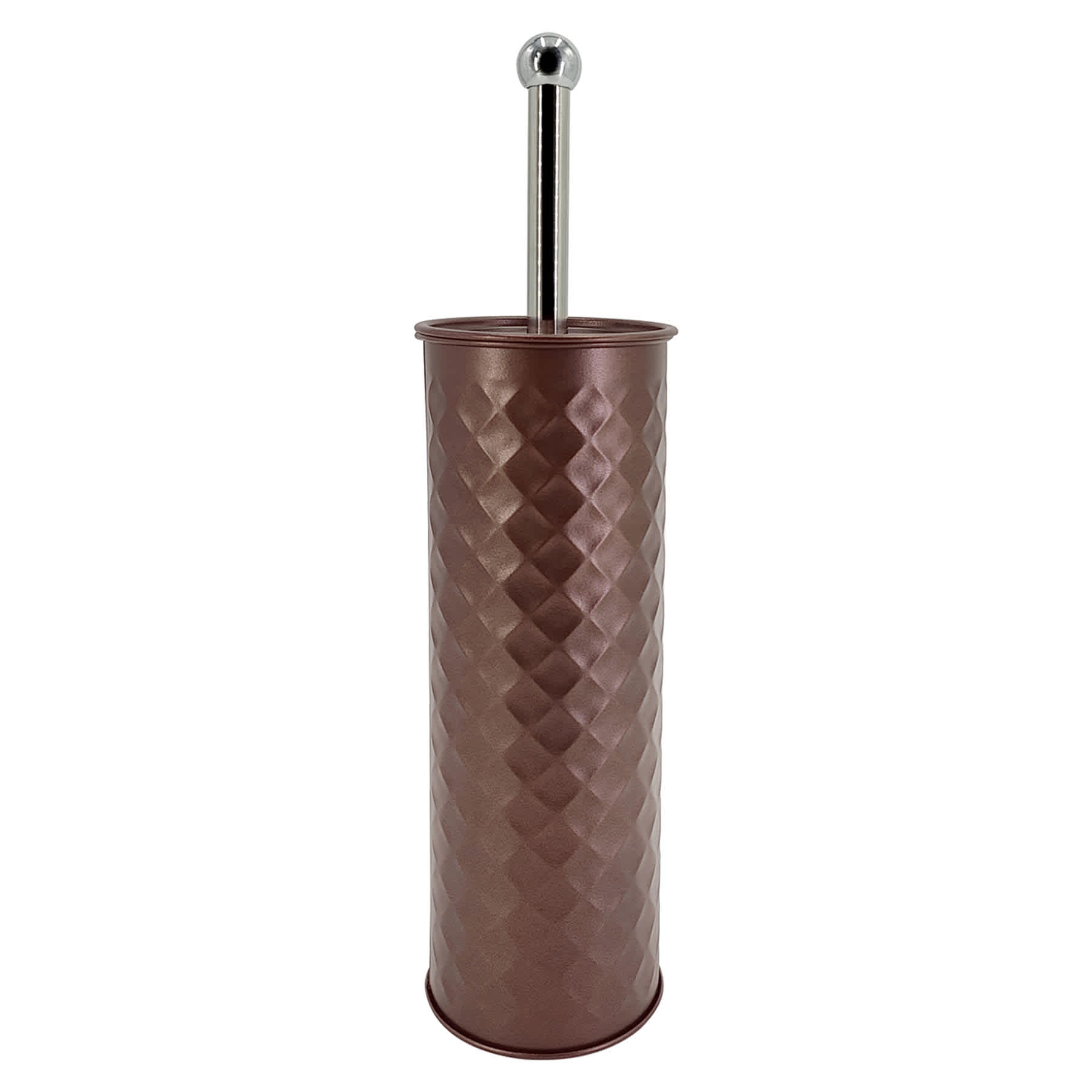 Embossed Oil Rubbed Bronze Metal Toilet Bowl Brush