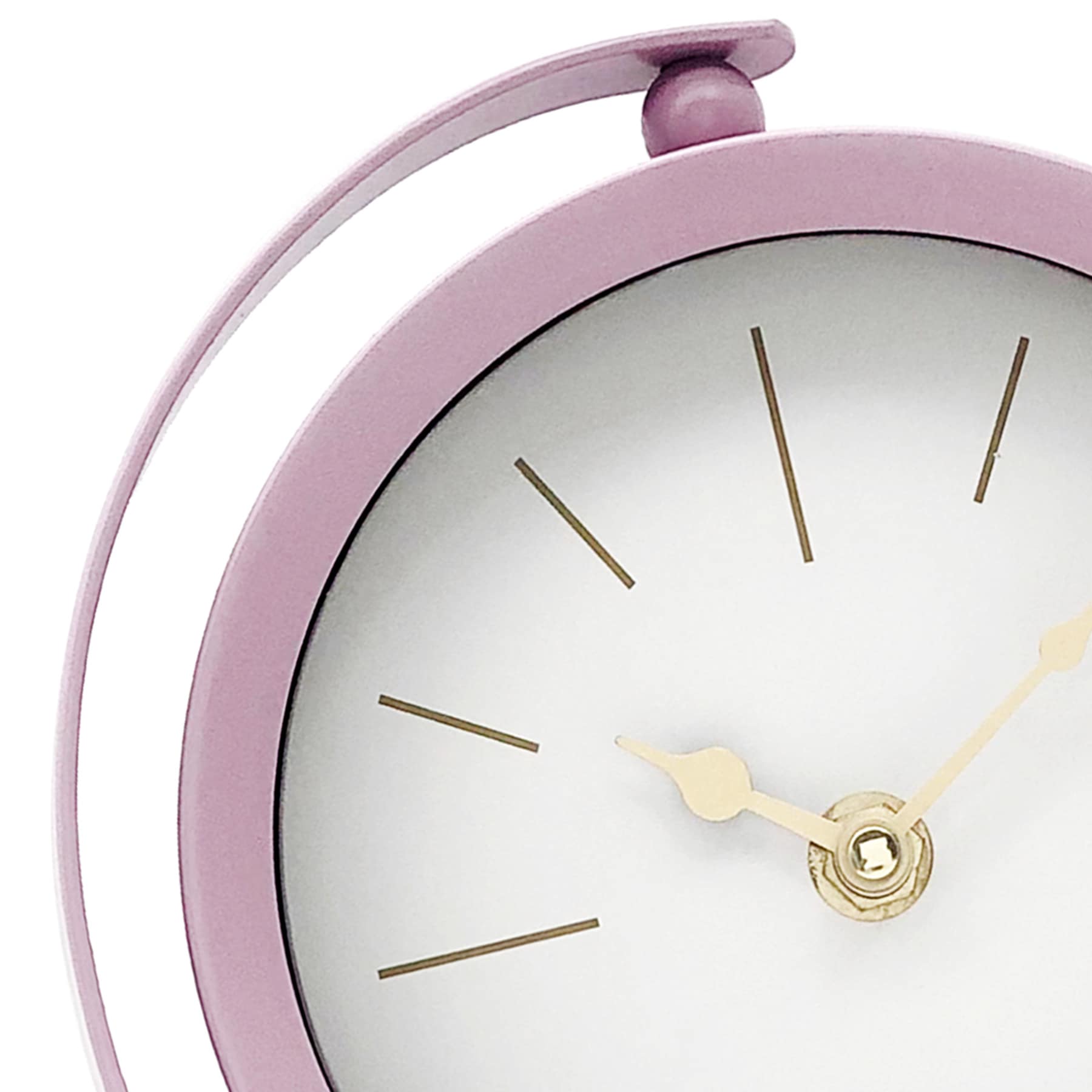 Purple Metal Clock, 7.5"