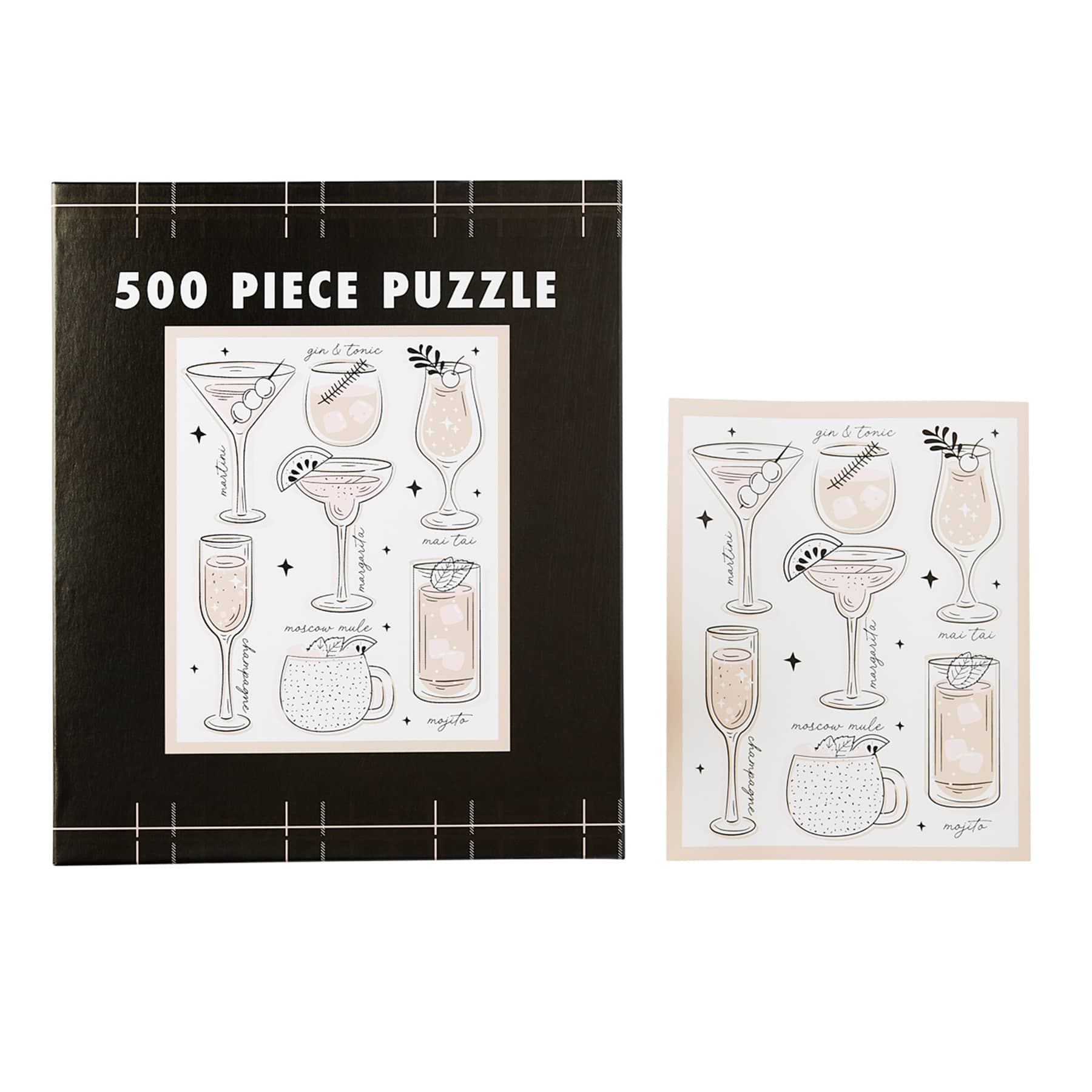 500-Piece Cocktail Puzzle