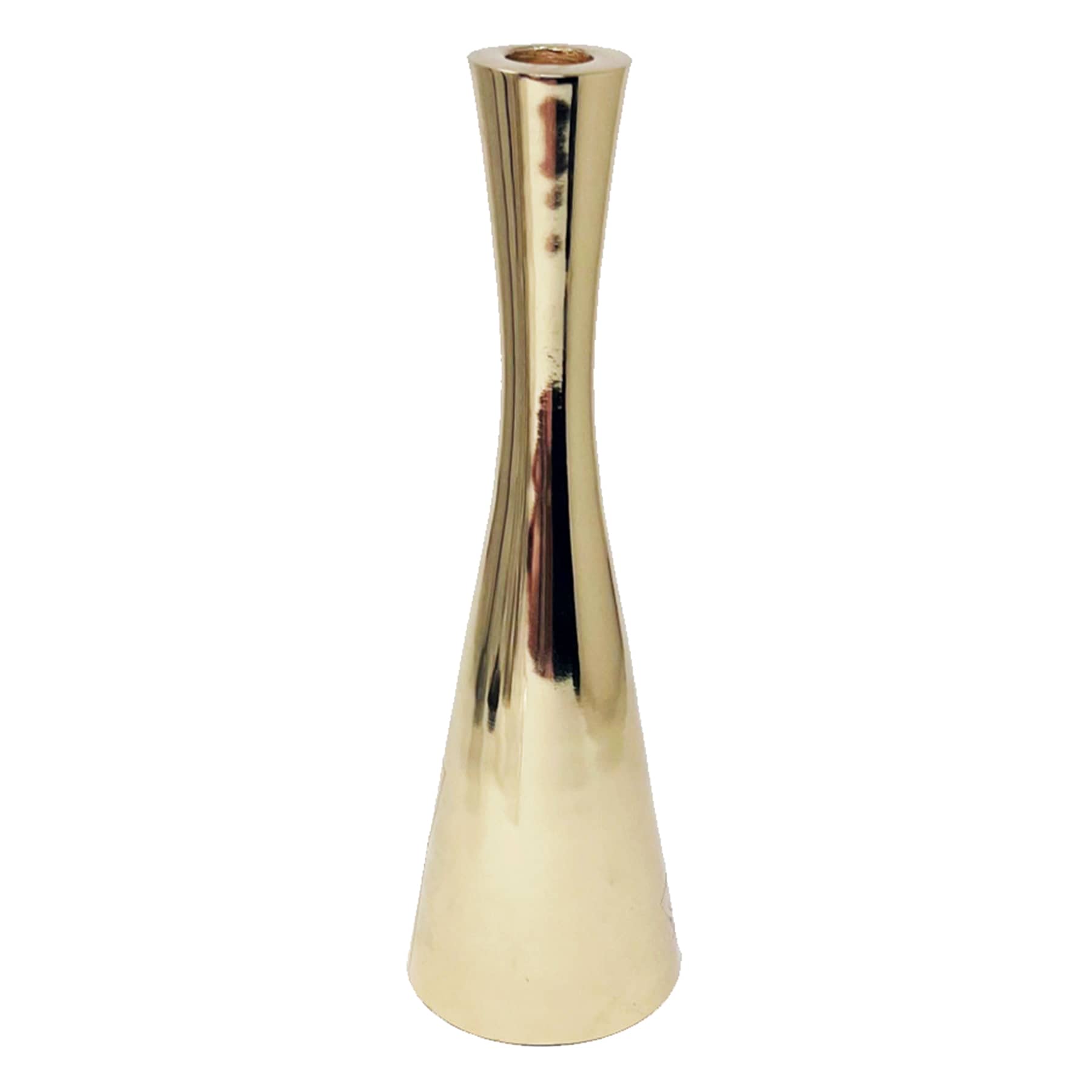Crosby St. Gold Beaker Taper Candle Holder, 12"