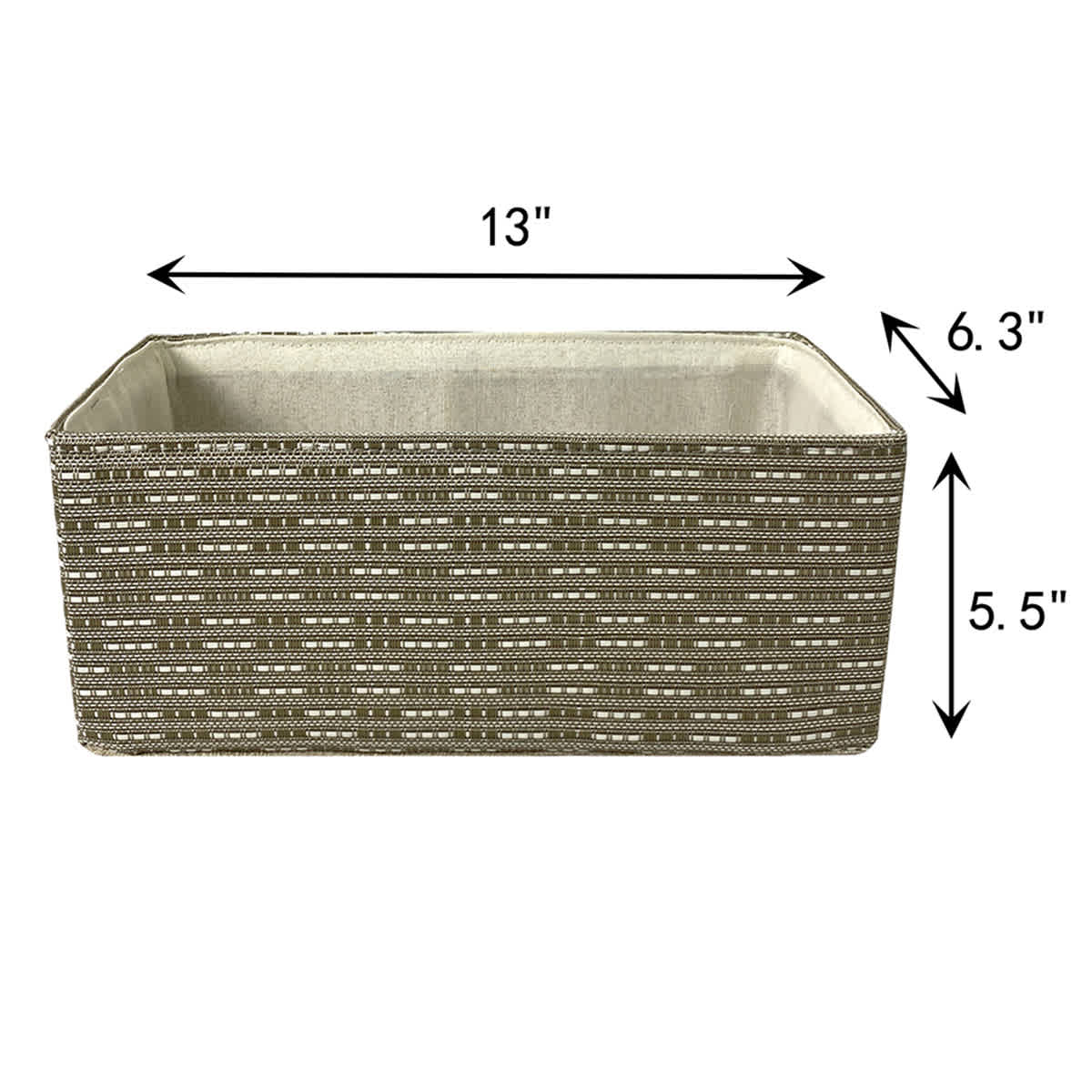 Storage Basket S Metallic Grey