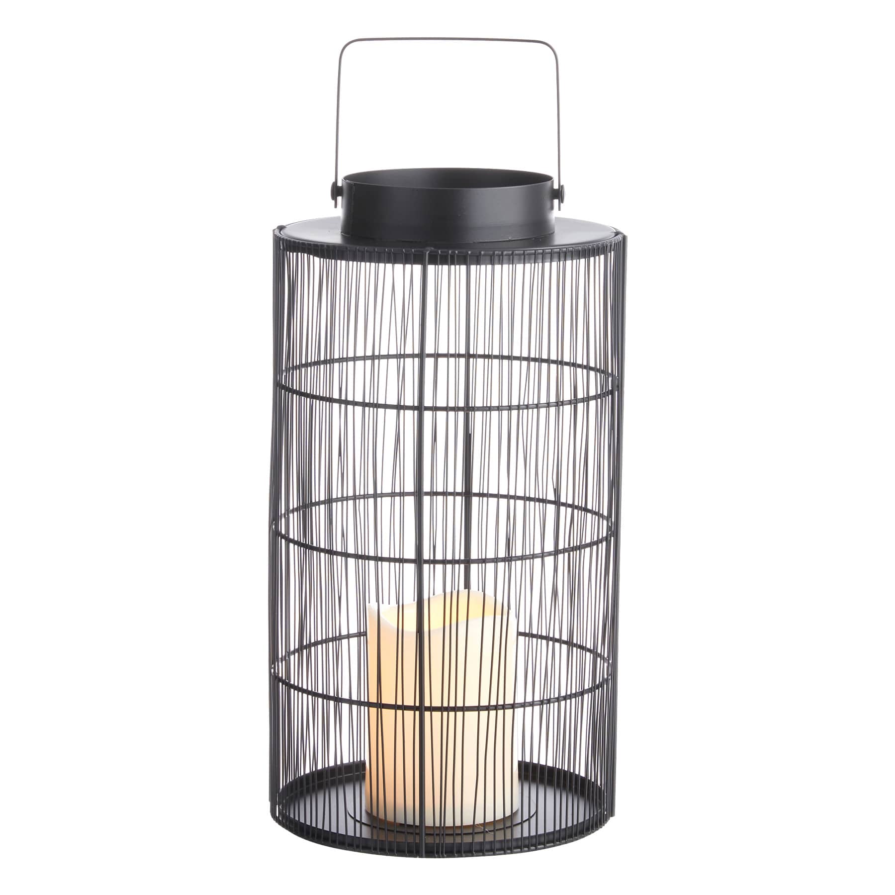 Found & Fable LED Metal Wire Lantern, 7x12