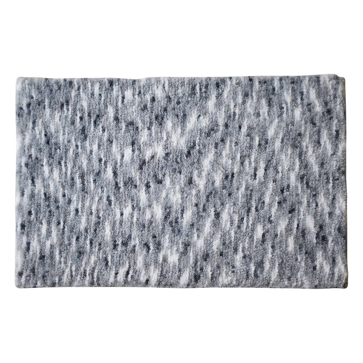 Blue Space Dyed Bath Rug, 20x30