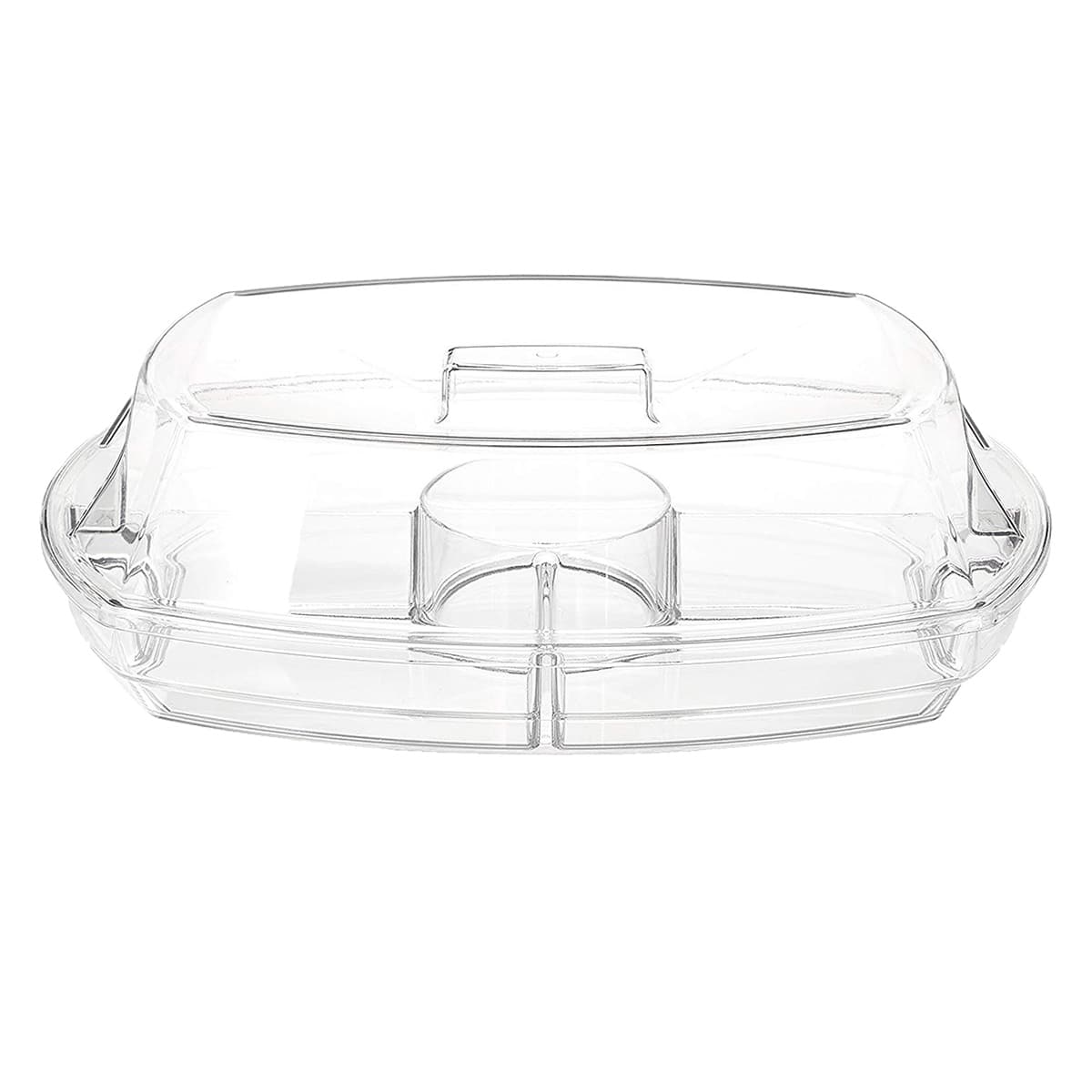 Flip-Lid Appetizers on Ice Food Container