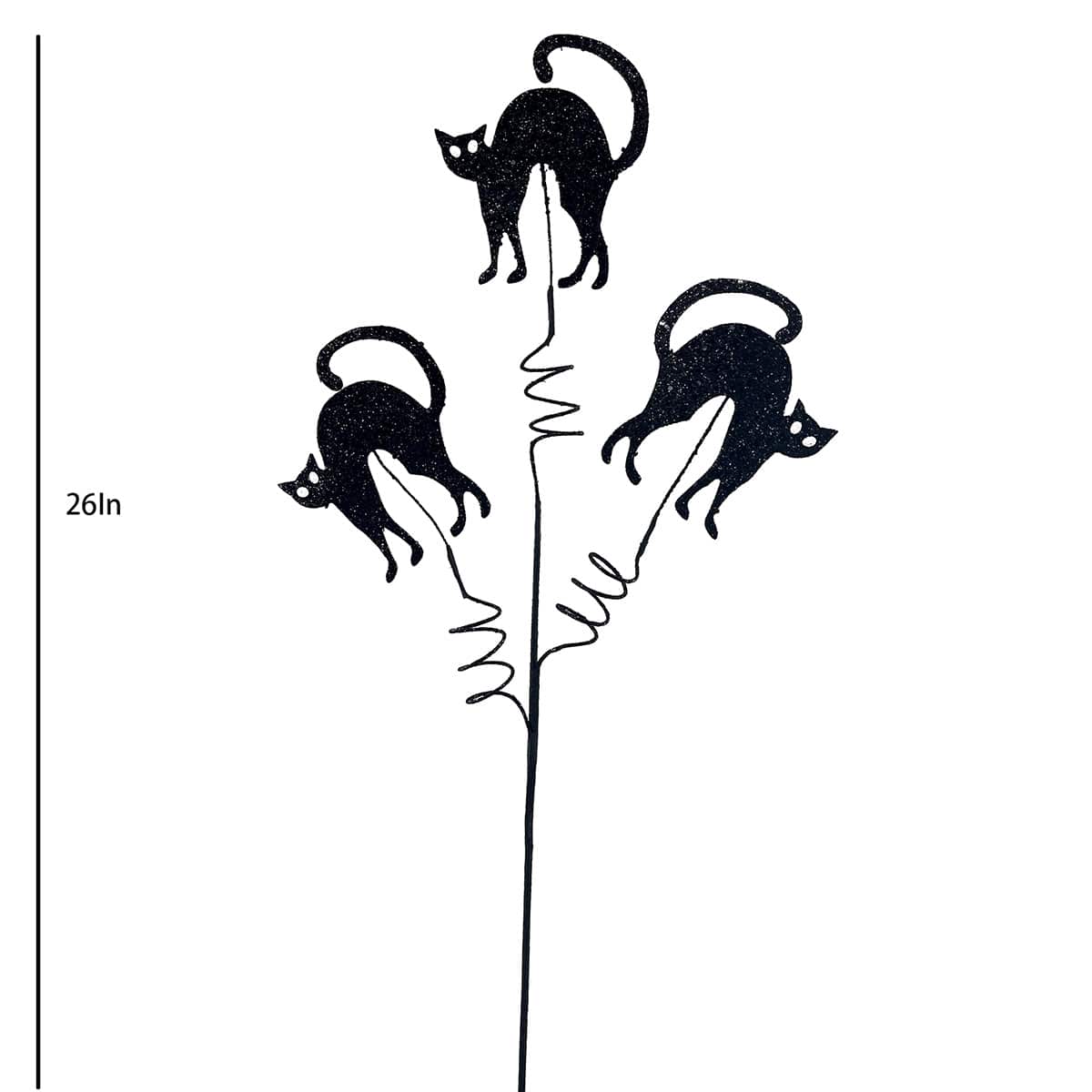 Halloween Cat Stem, 26"