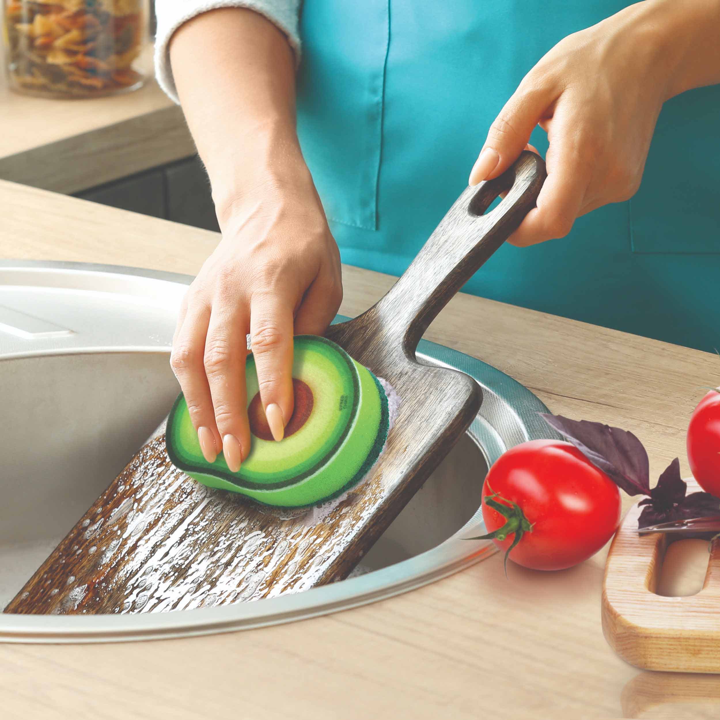 Just Ripe Avocado Shaped Kitchen Sponge
